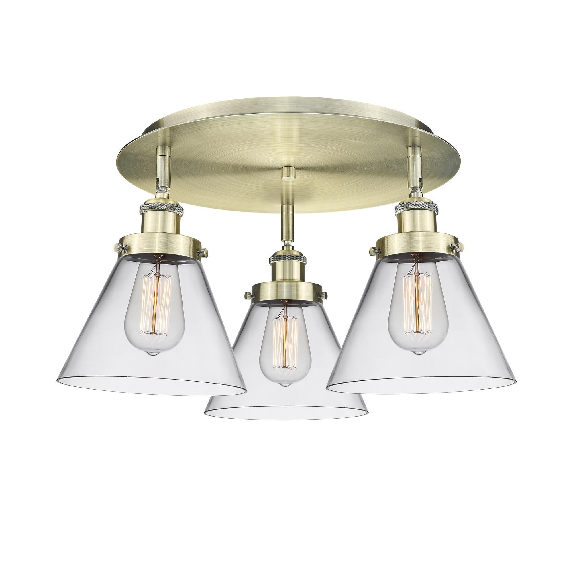 Bruno Marashlian Cone 20 Inch Flush Mount by Innovations Lighting