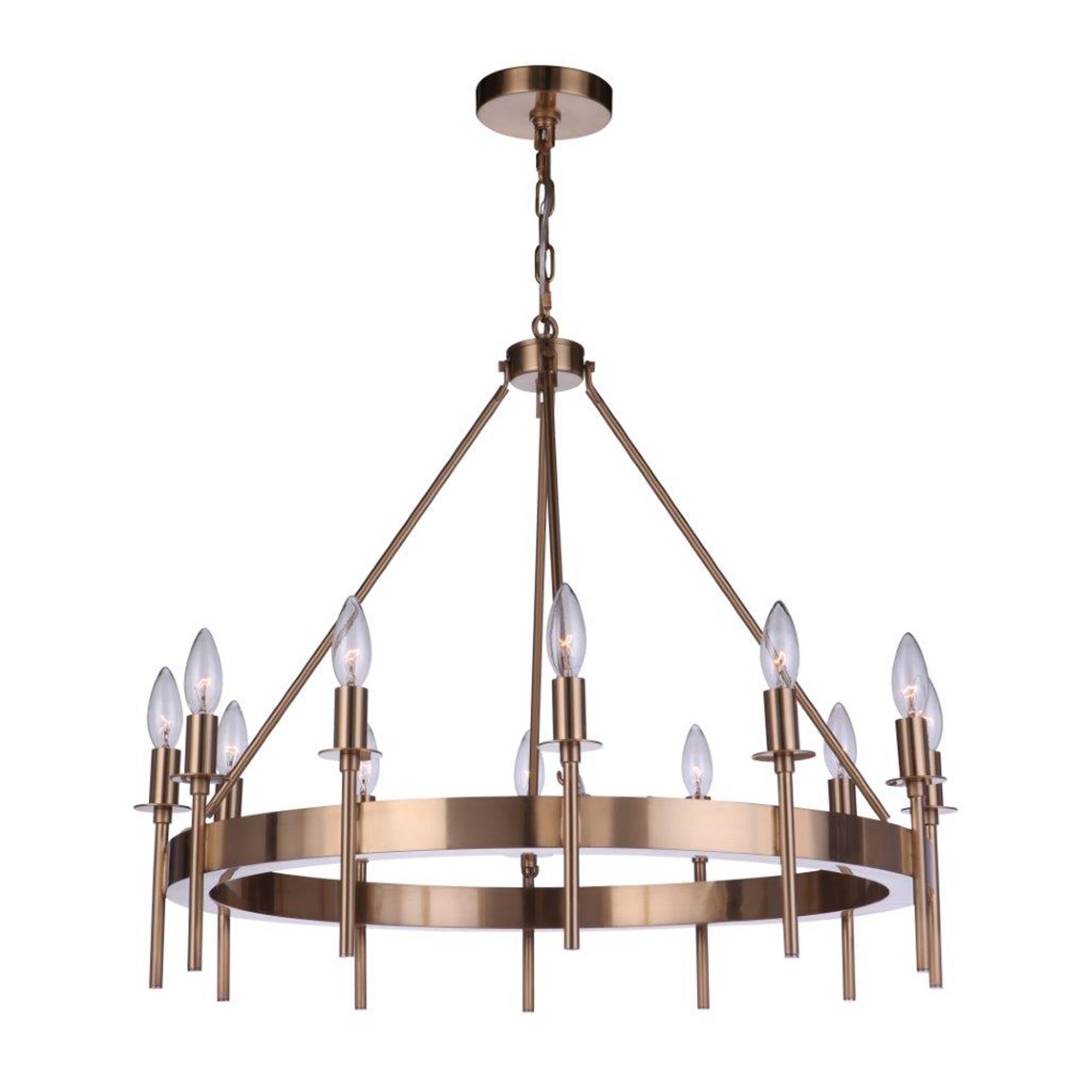 Shown in Satin Brass finish