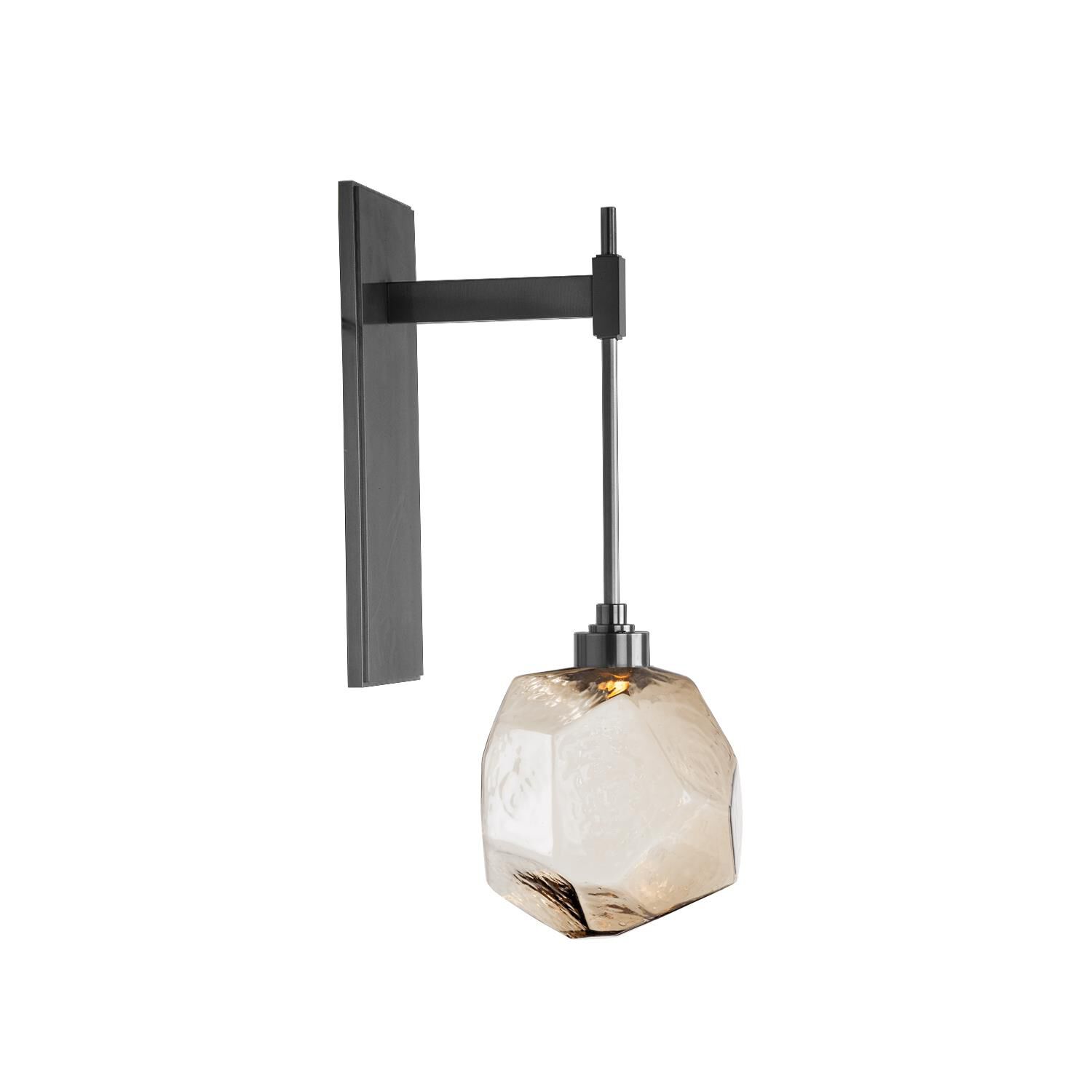 Shown in Gunmetal finish and Blown Gem Bronze glass