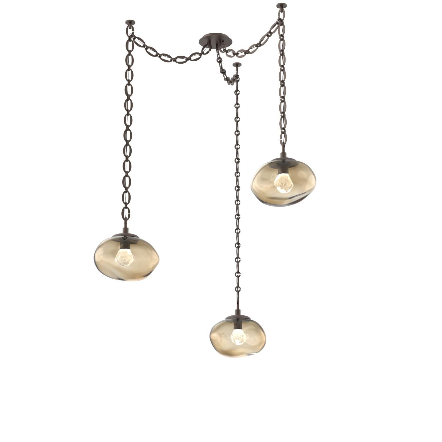 Levi Wilson Nova 19 Inch Multi Pendant Light by Hammerton Studio