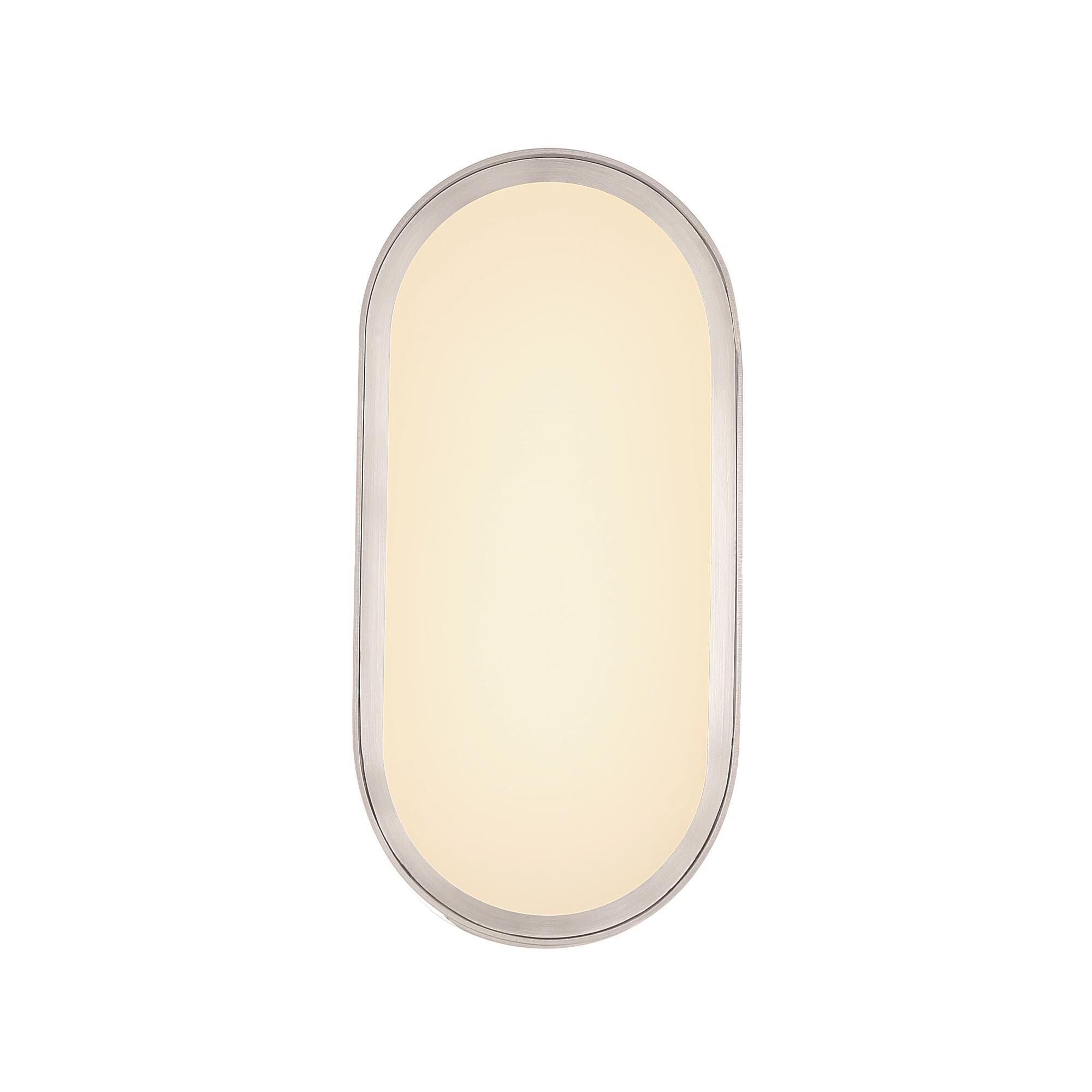 Shown in Brushed Polished Nickel finish and White Frosted glass and Glass shade