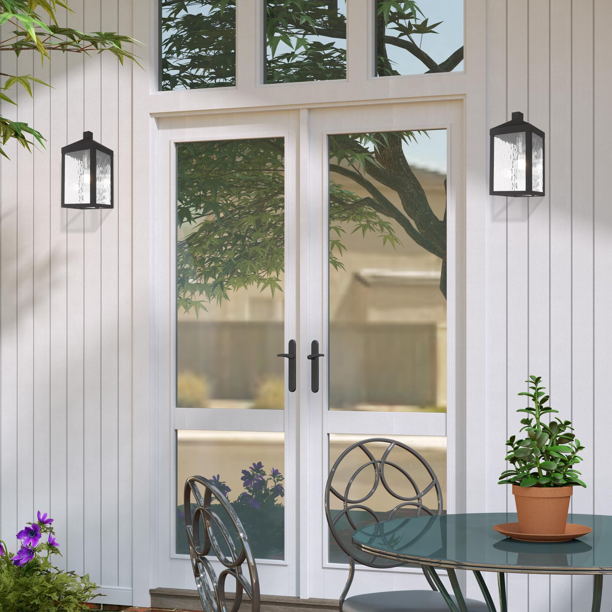 Nyack 12 Inch Tall 1 Light Outdoor Wall Light by Livex Lighting