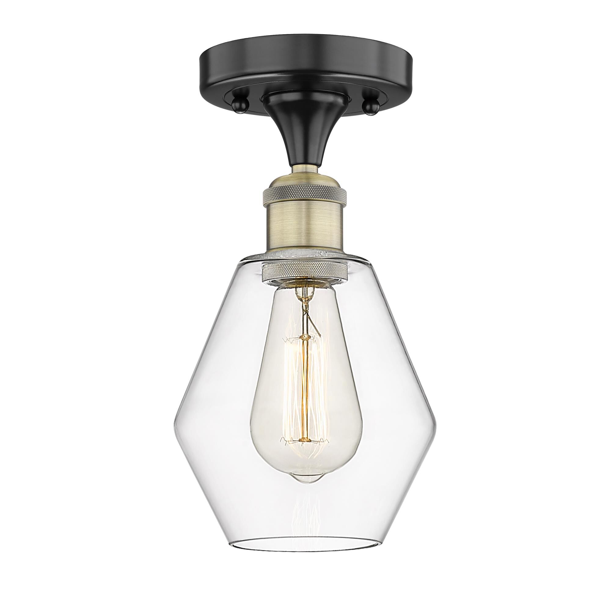 Bruno Marashlian Cindyrella 6 Inch 1 Light Semi Flush Mount by Innovations Lighting