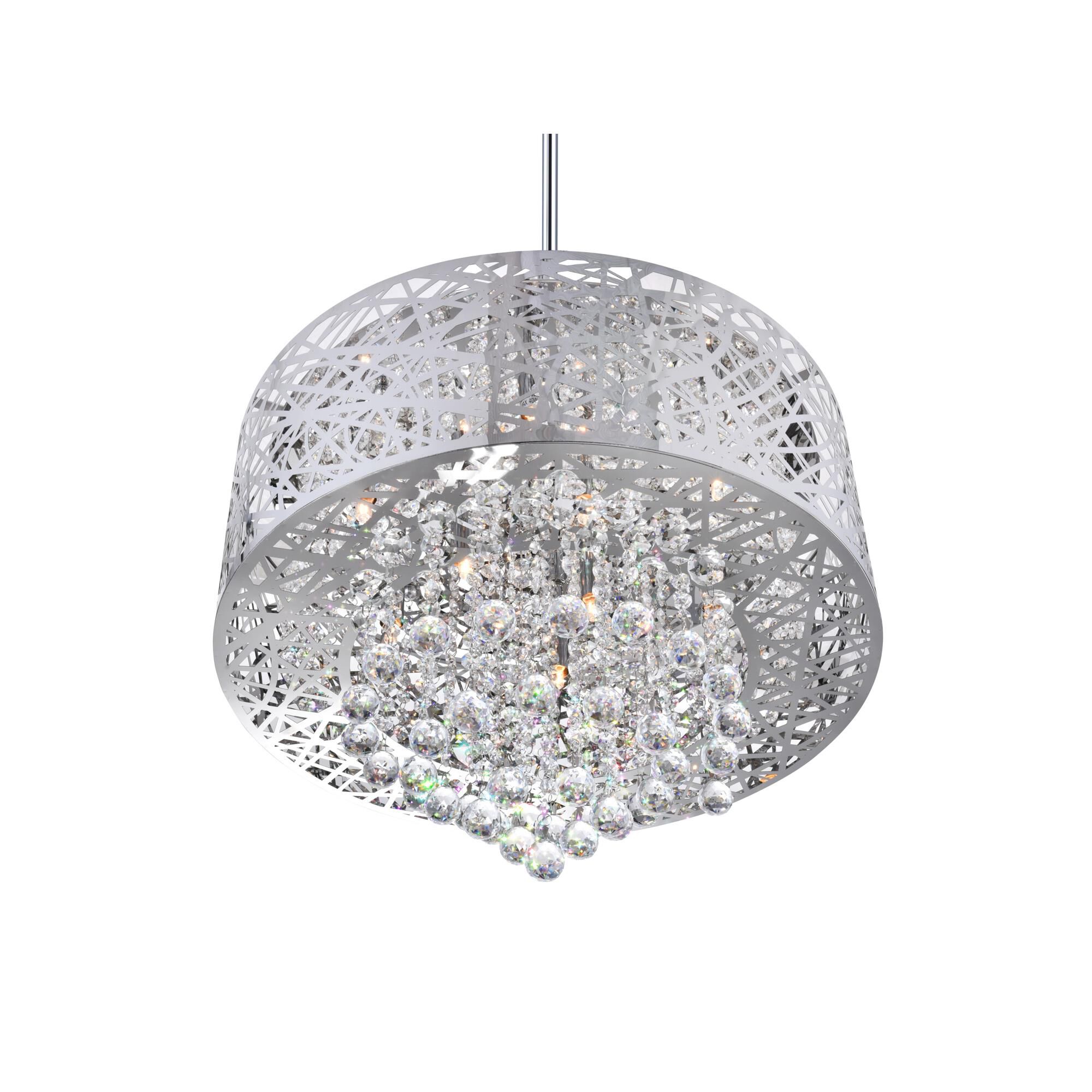Eternity 22 Inch 9 Light Mini Chandelier by CWI Lighting