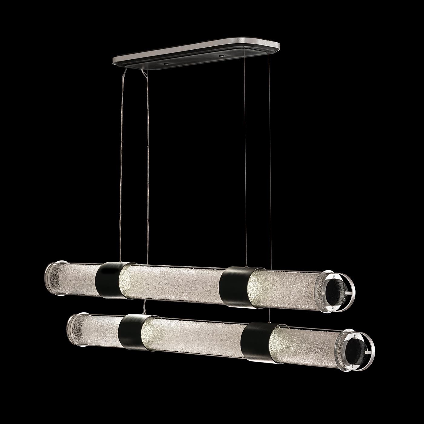 Bond Linear Suspension Light by Fine Art Handcrafted Lighting