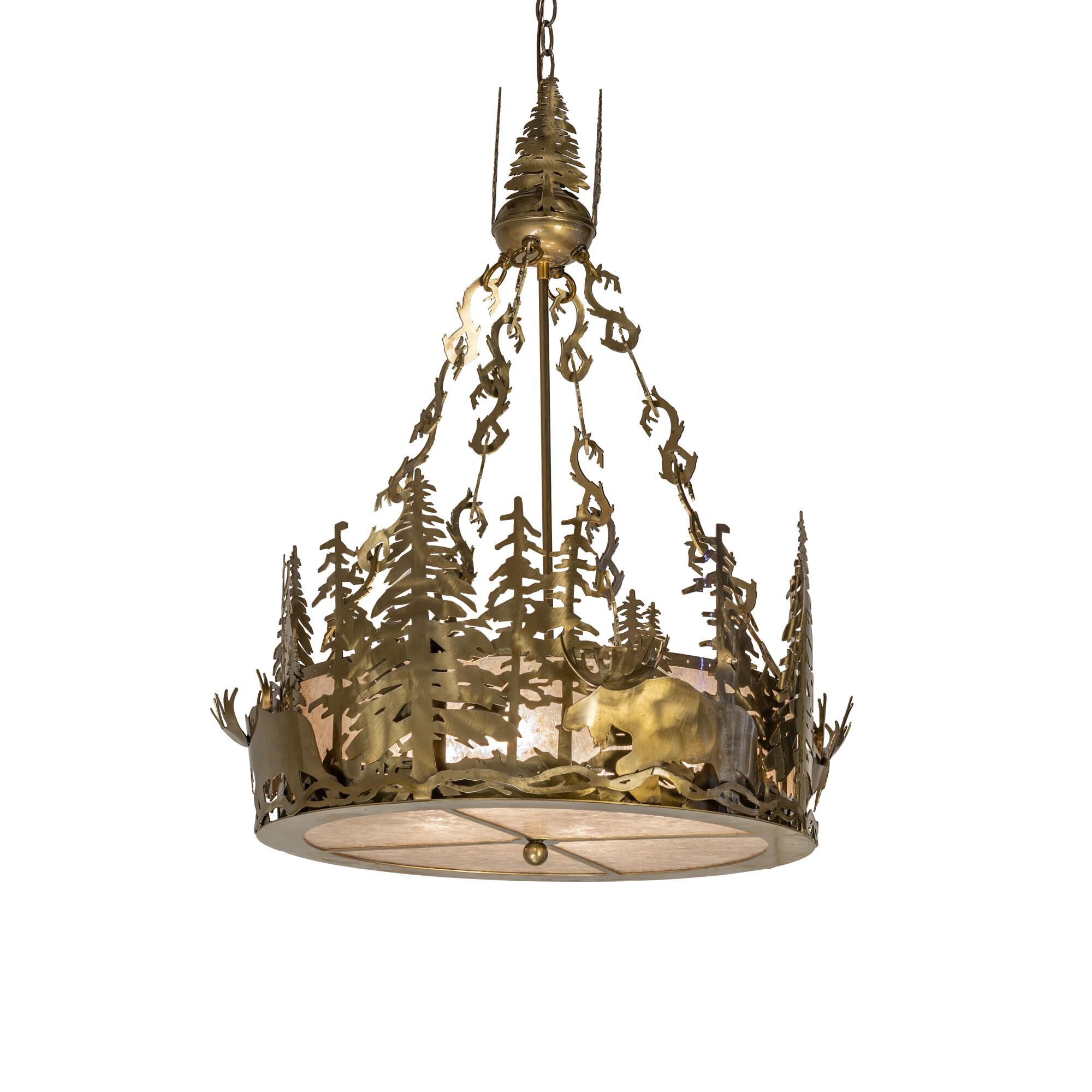 Shown in Brass Tint finish