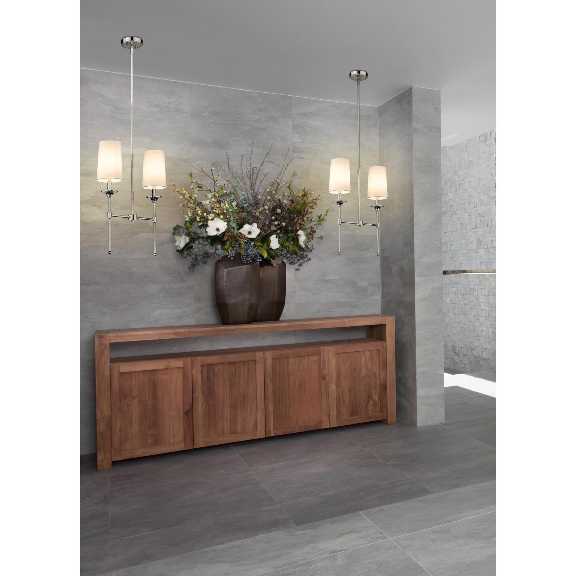 Emily 19 Inch 2 Light Linear Suspension Light by Z-Lite