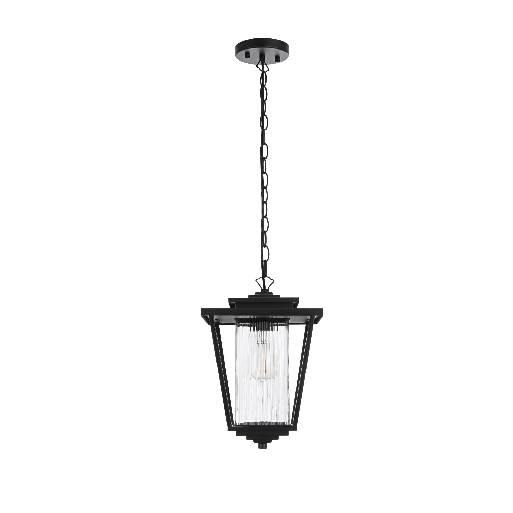 York 10 Inch Outdoor Hanging Lantern by Elegant Lighting