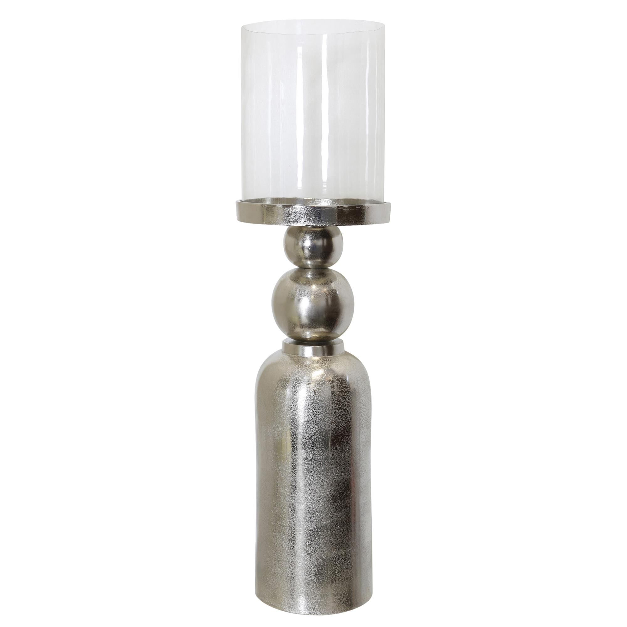 Shown in Nickle And Clear finish