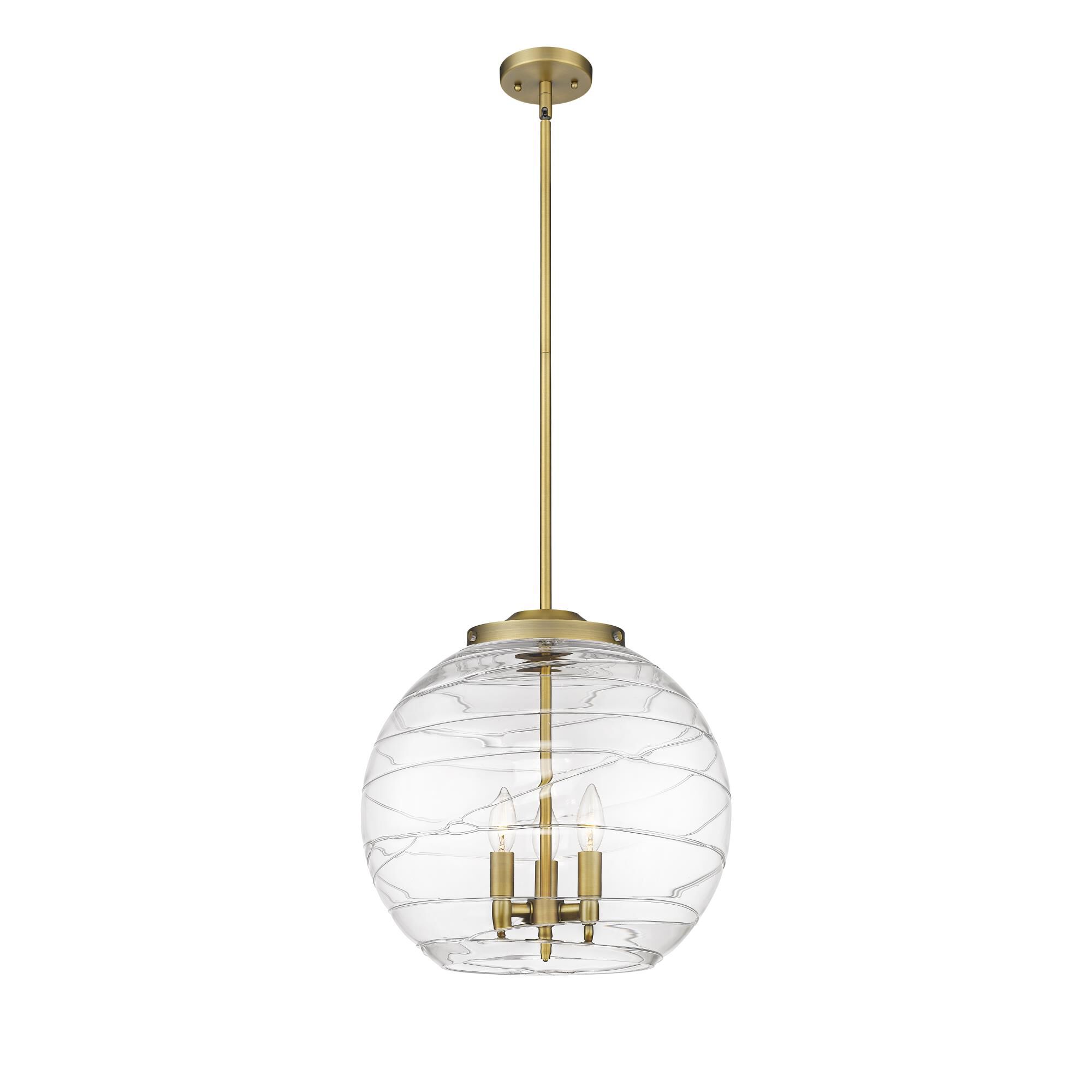 Bruno Marashlian Athens Deco Swirl 16 Inch Large Pendant by Innovations Lighting