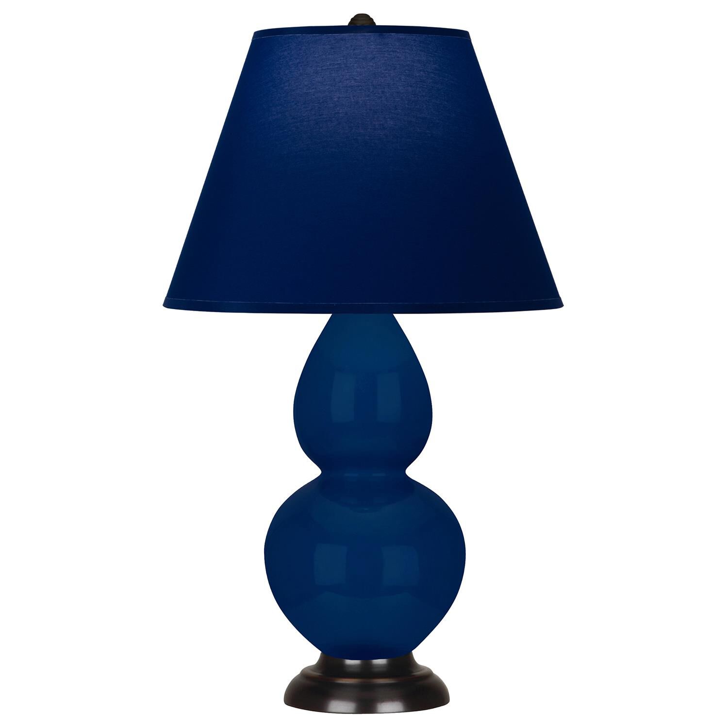 Shown in Cobalt finish and Navy and Gray shade and Deep Patina Bronze accent