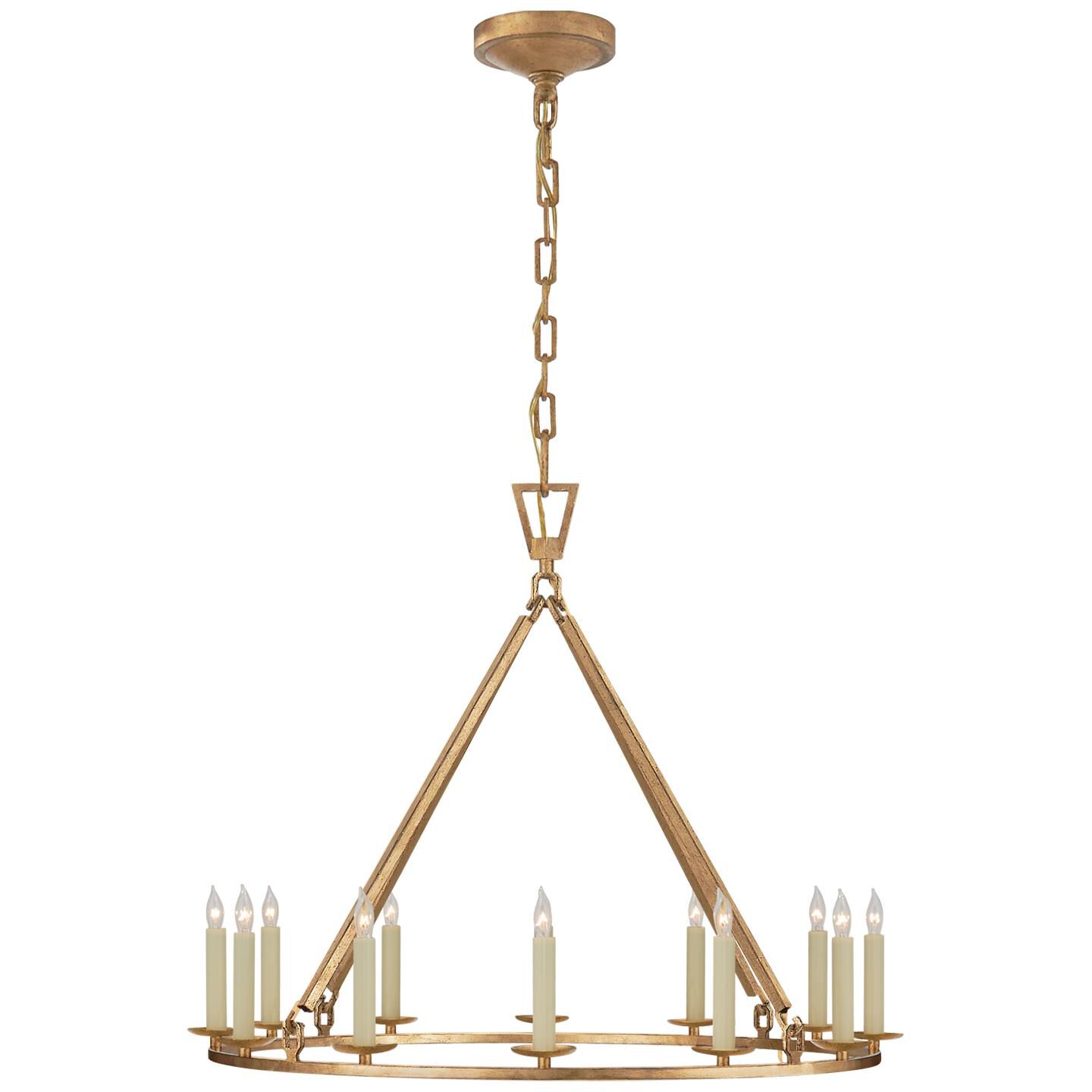 Chapman & Myers Darlana 30 Inch 12 Light Chandelier by Visual Comfort Signature Collection