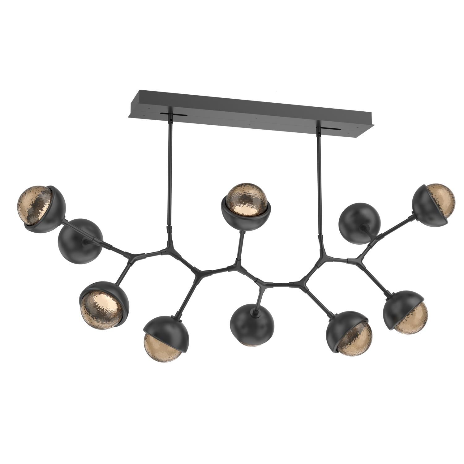 Levi Wilson Cabochon 56 Inch Linear Suspension Light by Hammerton Studio