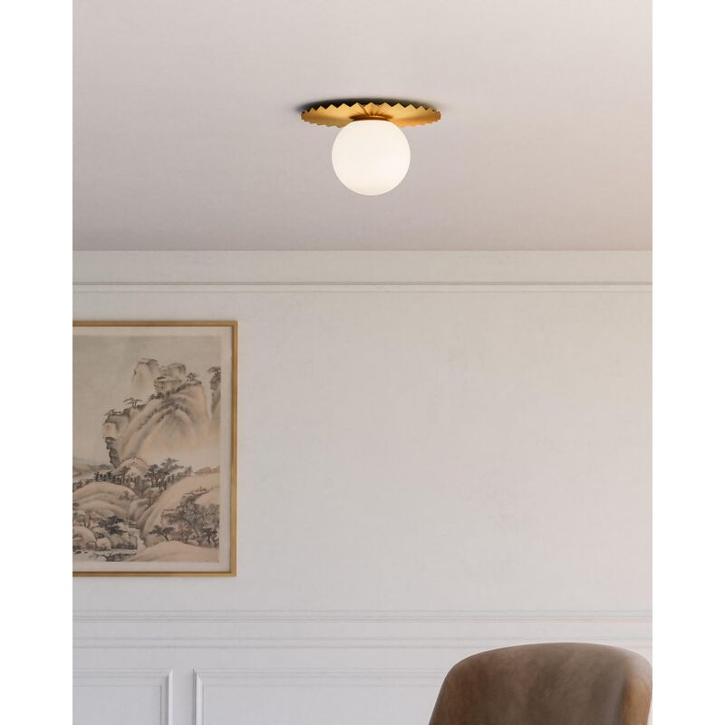 Plume 12 Inch Flush Mount by Alora Mood