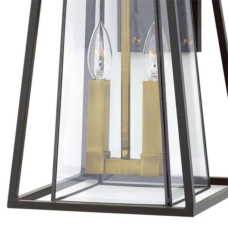 Walker 15 Inch Tall 2 Light Outdoor Wall Light by Hinkley Lighting