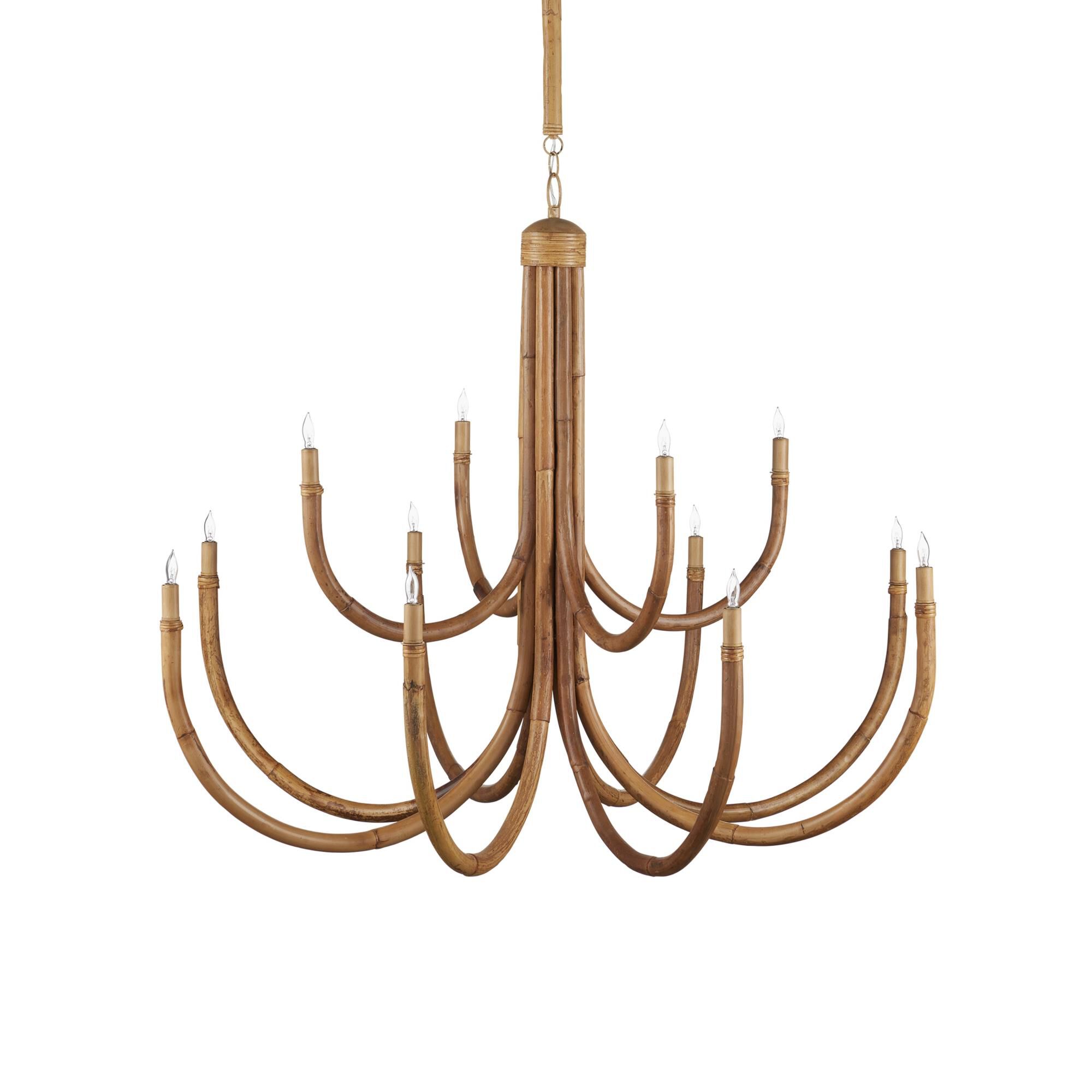 Samsara 48 Inch Chandelier by Currey and Company
