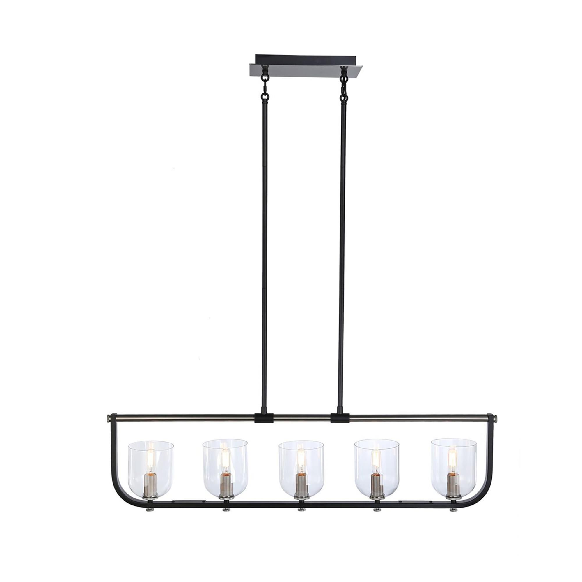 Kevin Kraemer Cheshire 40 Inch 5 Light Linear Suspension Light,