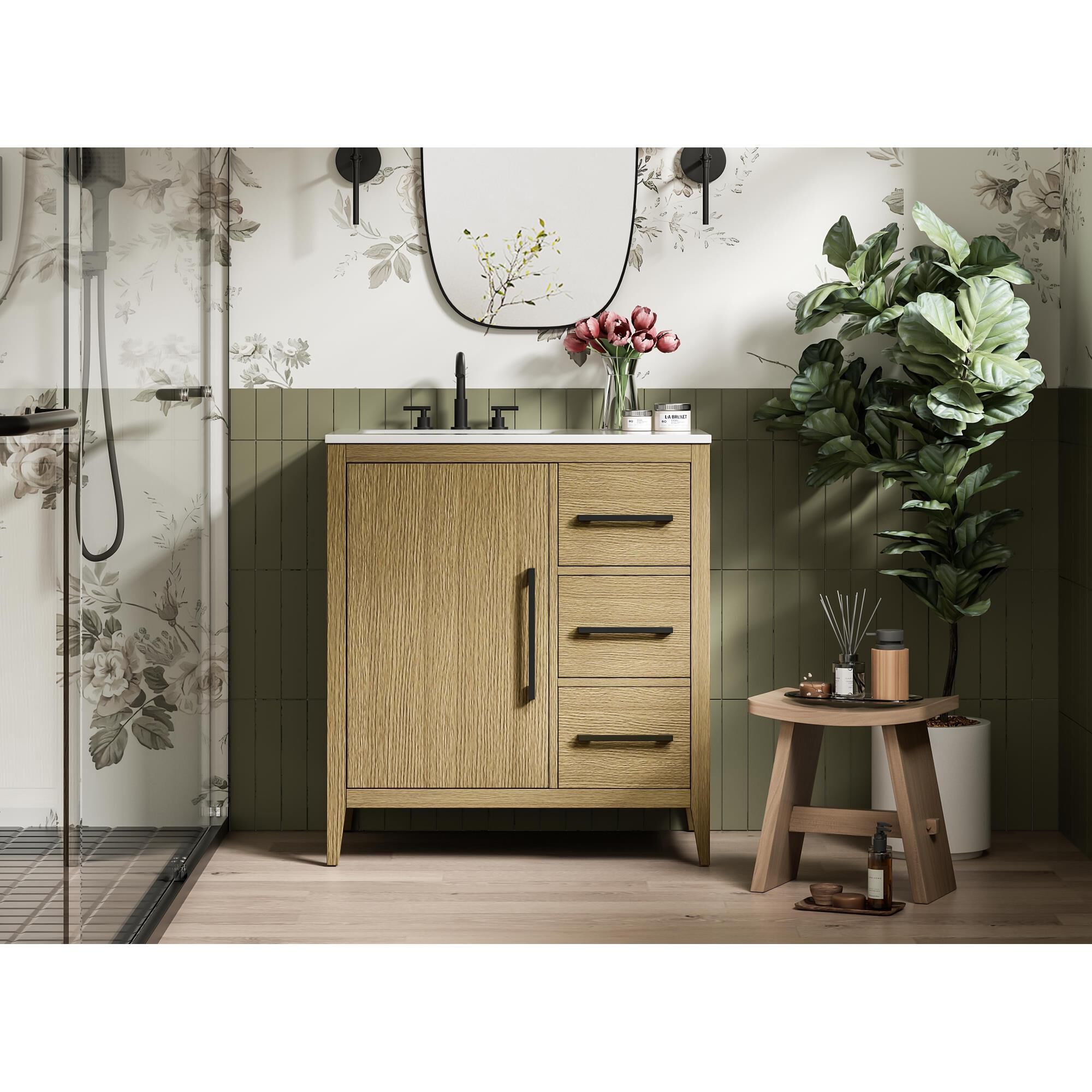 Shown in Honey Brown finish