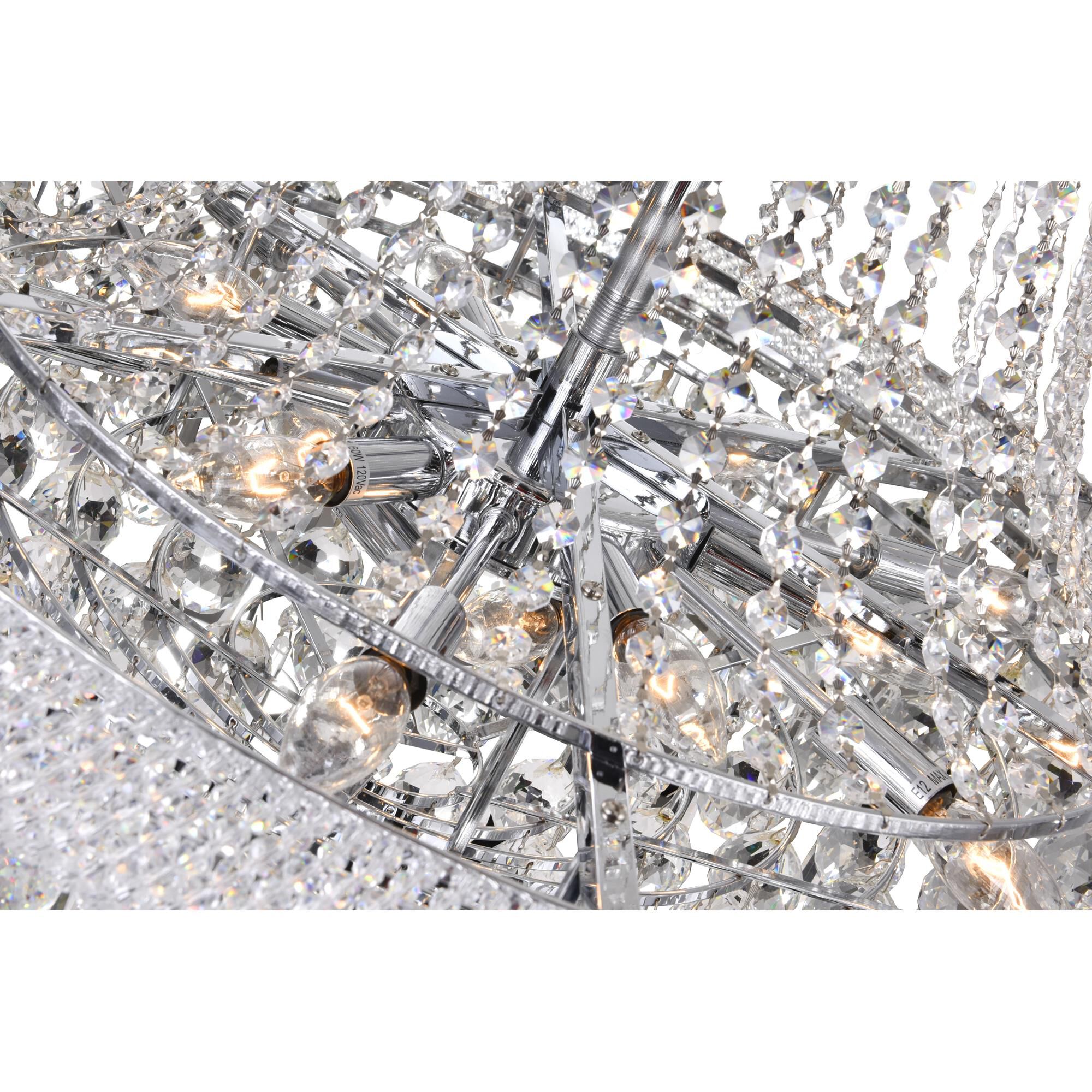 Kingdom 30 Inch 18 Light Chandelier by CWI Lighting