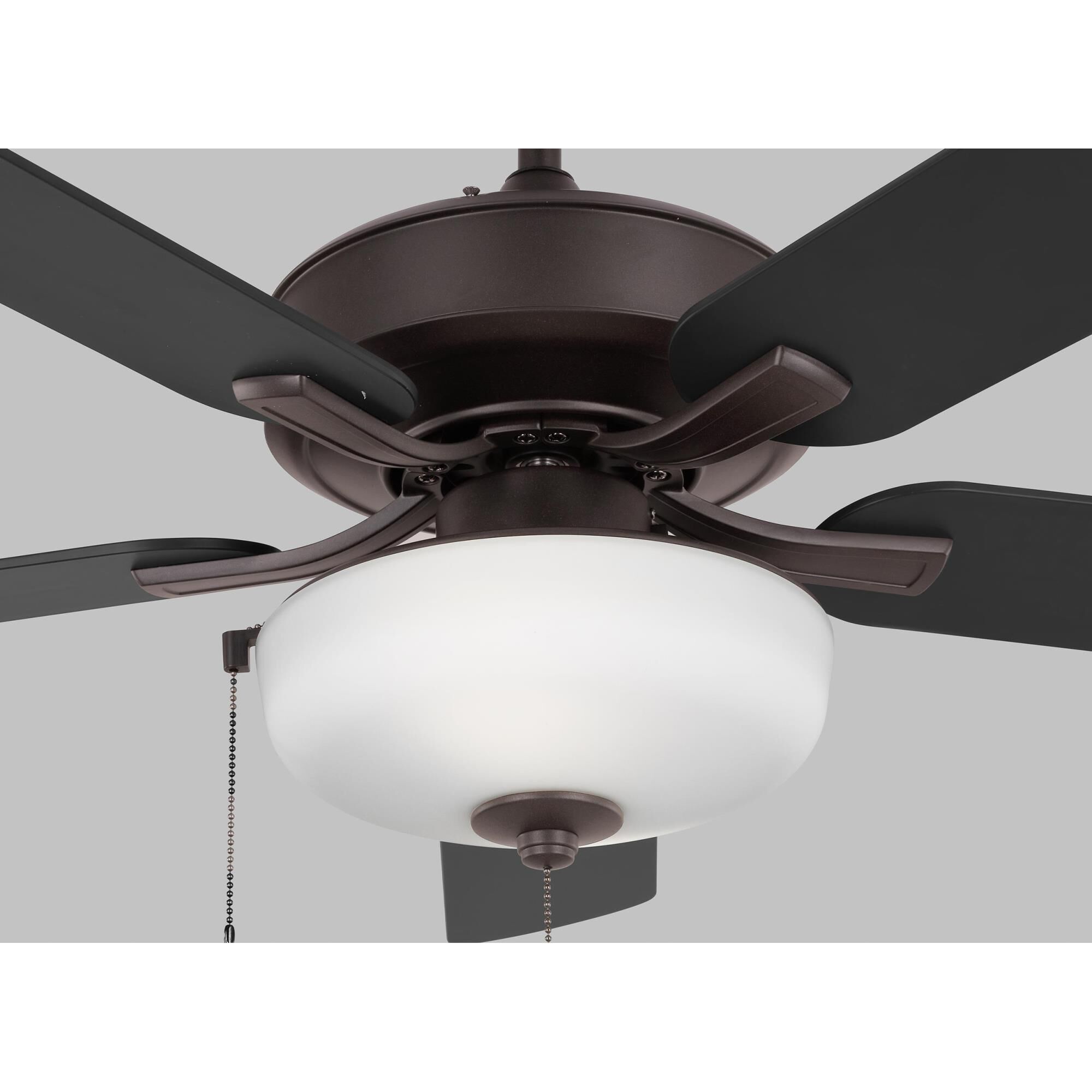 Linden Outdoor Outdoor Rated 52 Inch Ceiling Fan with Light Kit by Generation Lighting