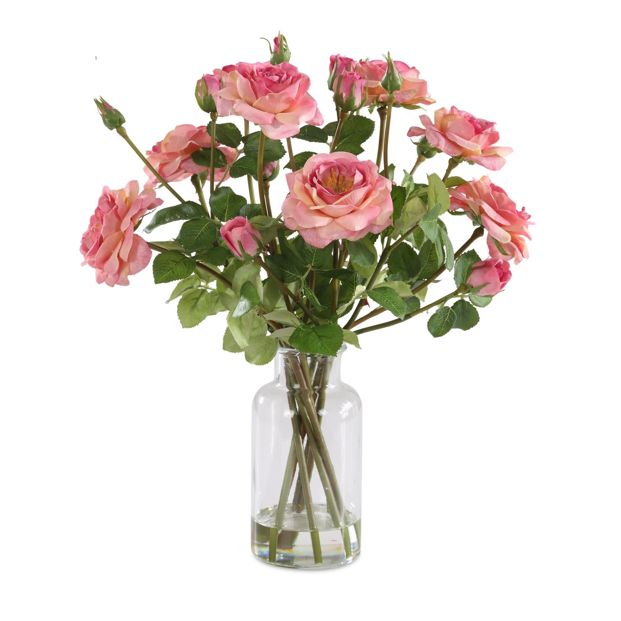 Constance Lael-Linyard Adoration Rose 15 Inch Botanical by Uttermost