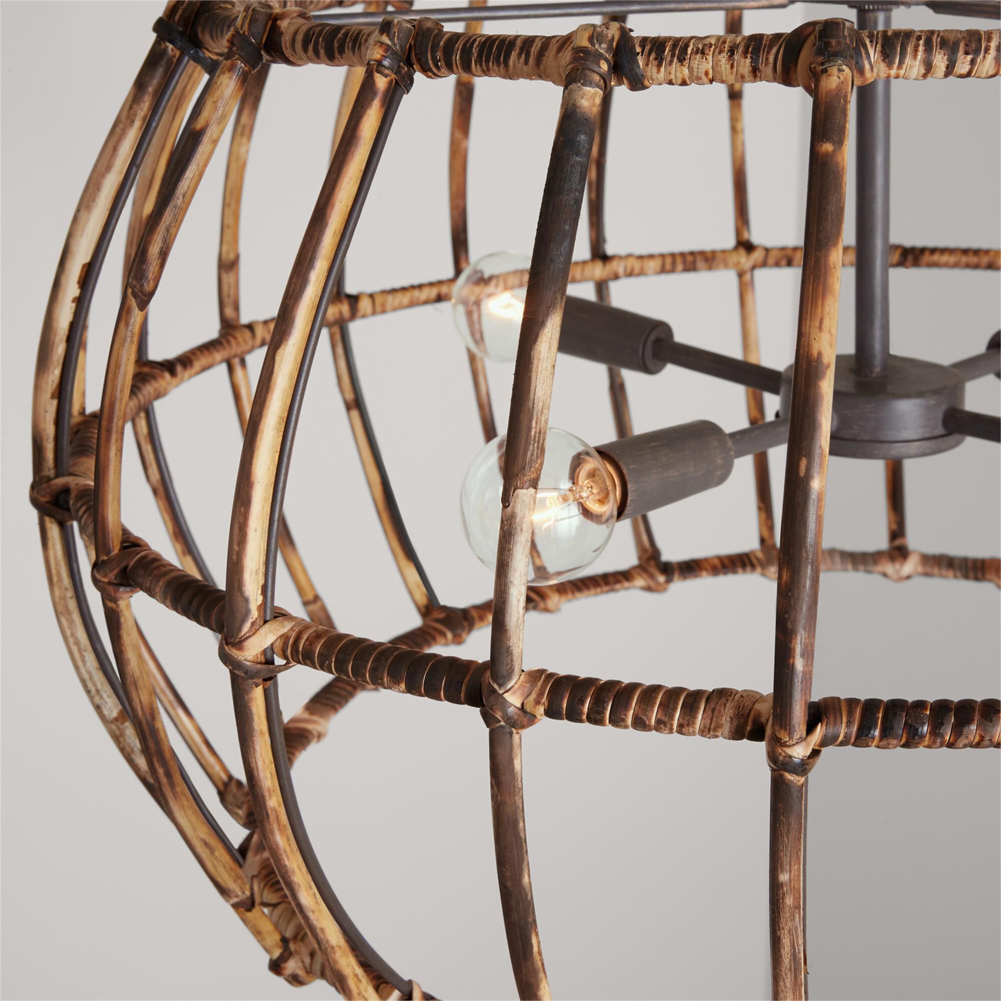 Shown in Blazed Rattan And Nordic Grey finish