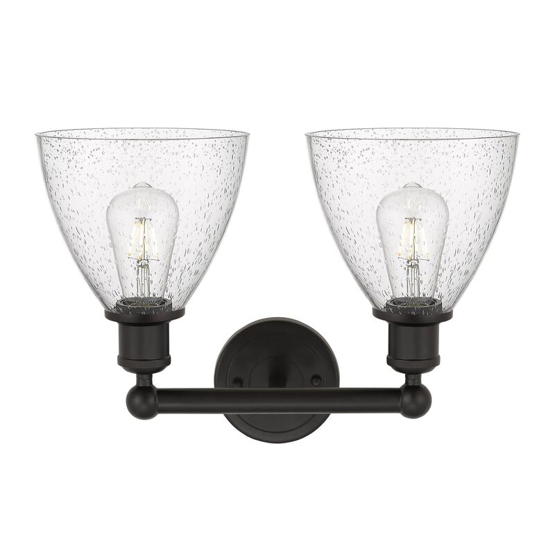 Bruno Marashlian Bristol Glass 16 Inch 2 Light Bath Vanity Light by Innovations Lighting