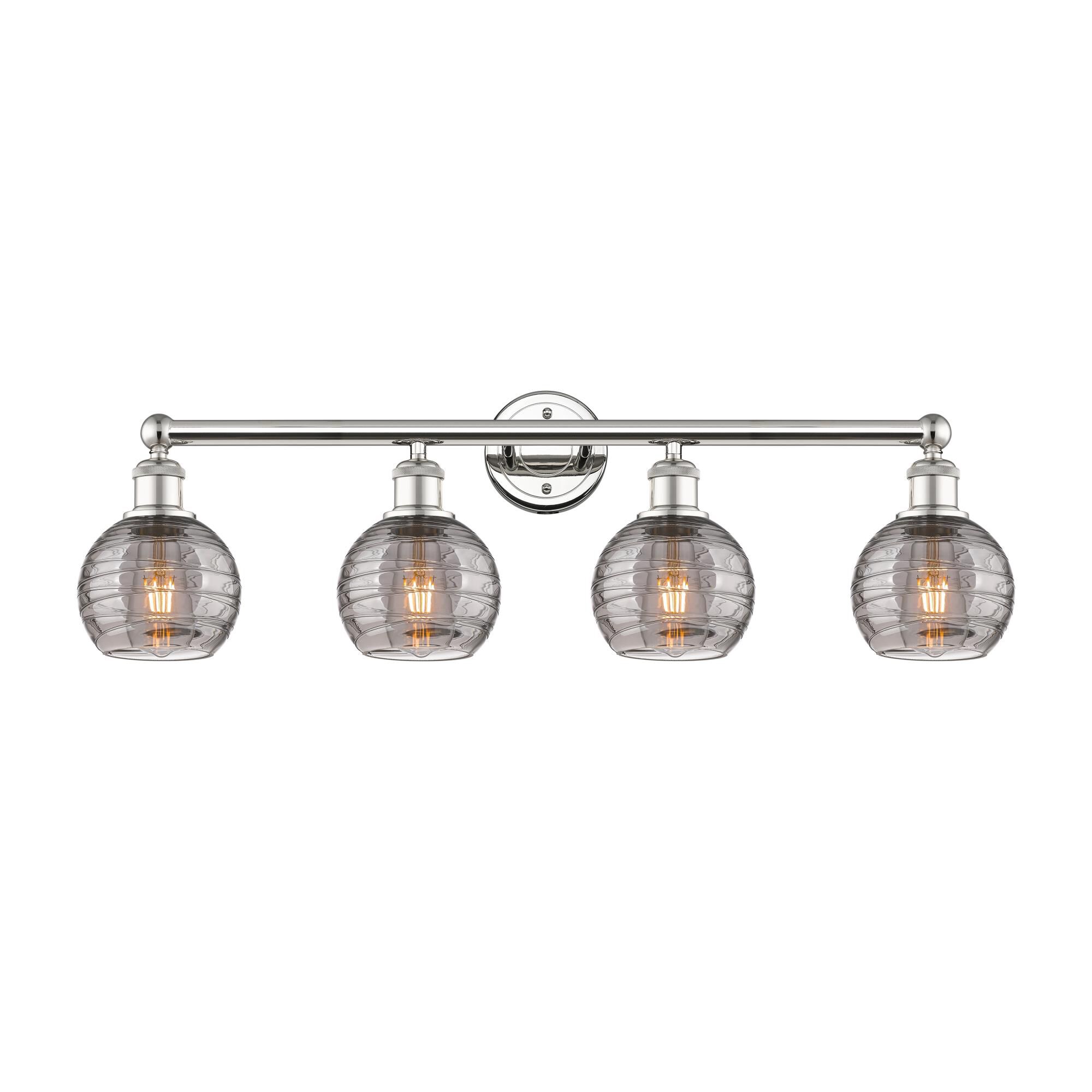 Bruno Marashlian Athens Deco Swirl 33 Inch 4 Light Bath Vanity Light by Innovations Lighting