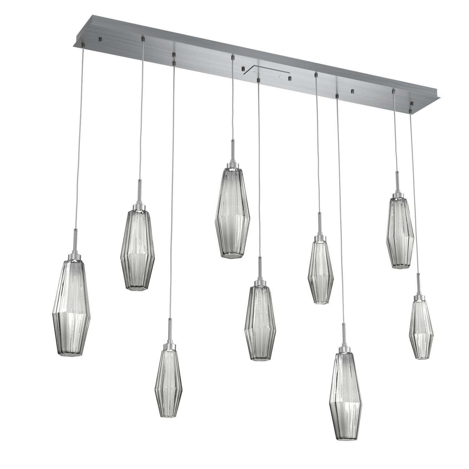 Aalto 64 Inch 9 Light LED Linear Suspension Light by Hammerton Studio