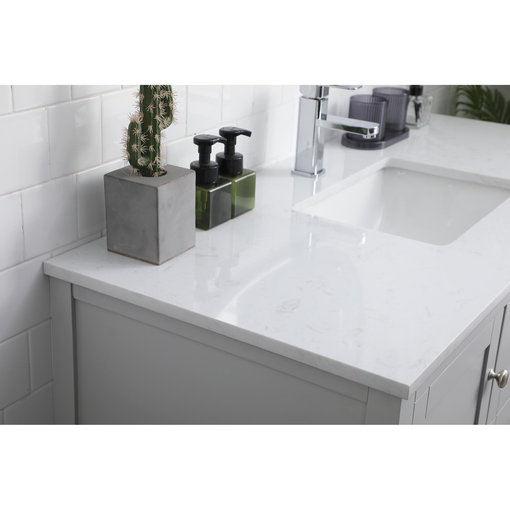 Shown in Grey finish