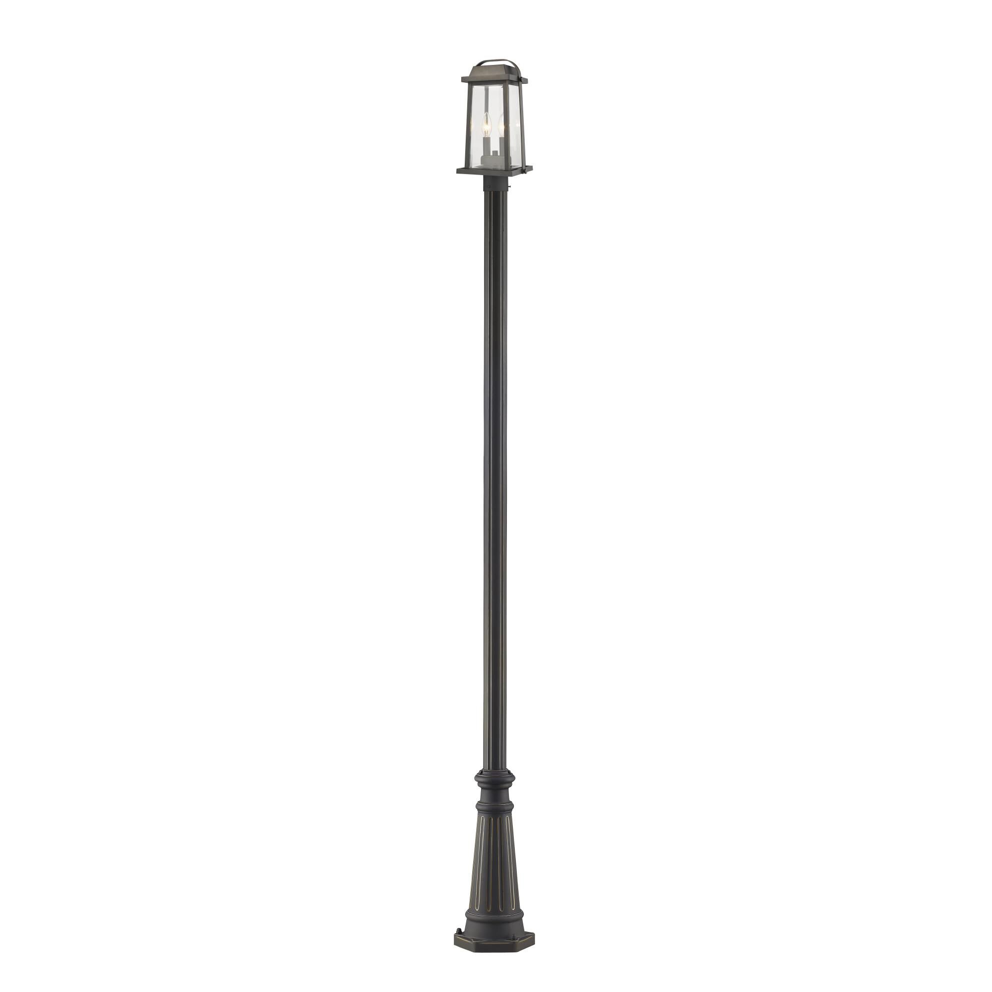 Millworks 110 Inch Tall 2 Light Outdoor Post Lamp by Z-Lite