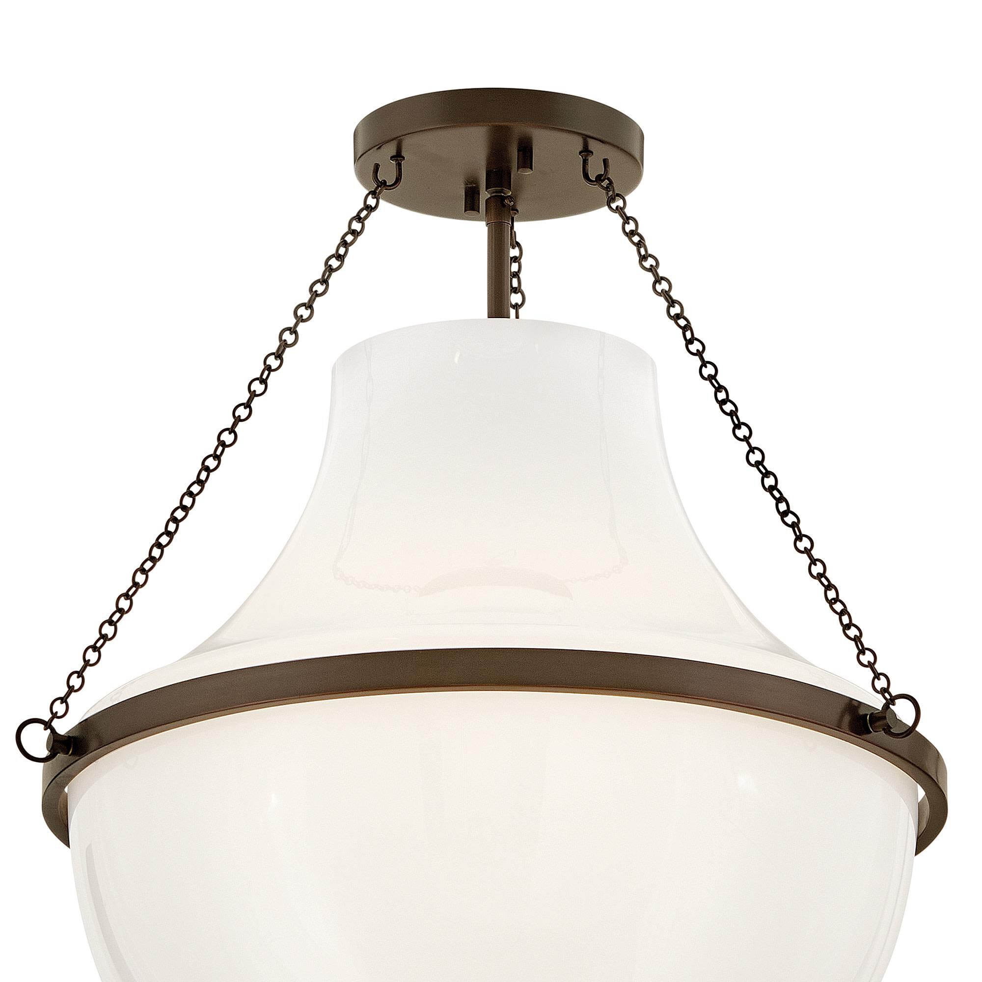 Collins 20 Inch Semi Flush Mount,