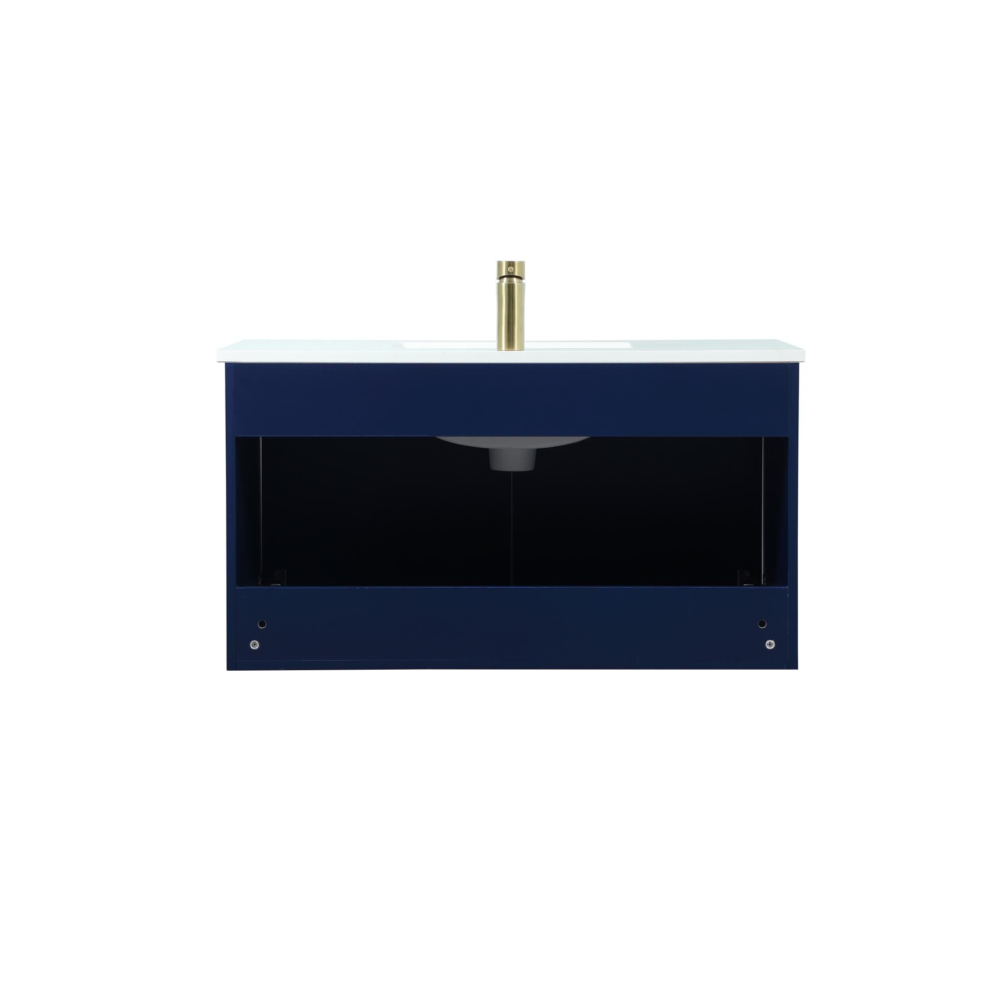 Shown in Blue finish