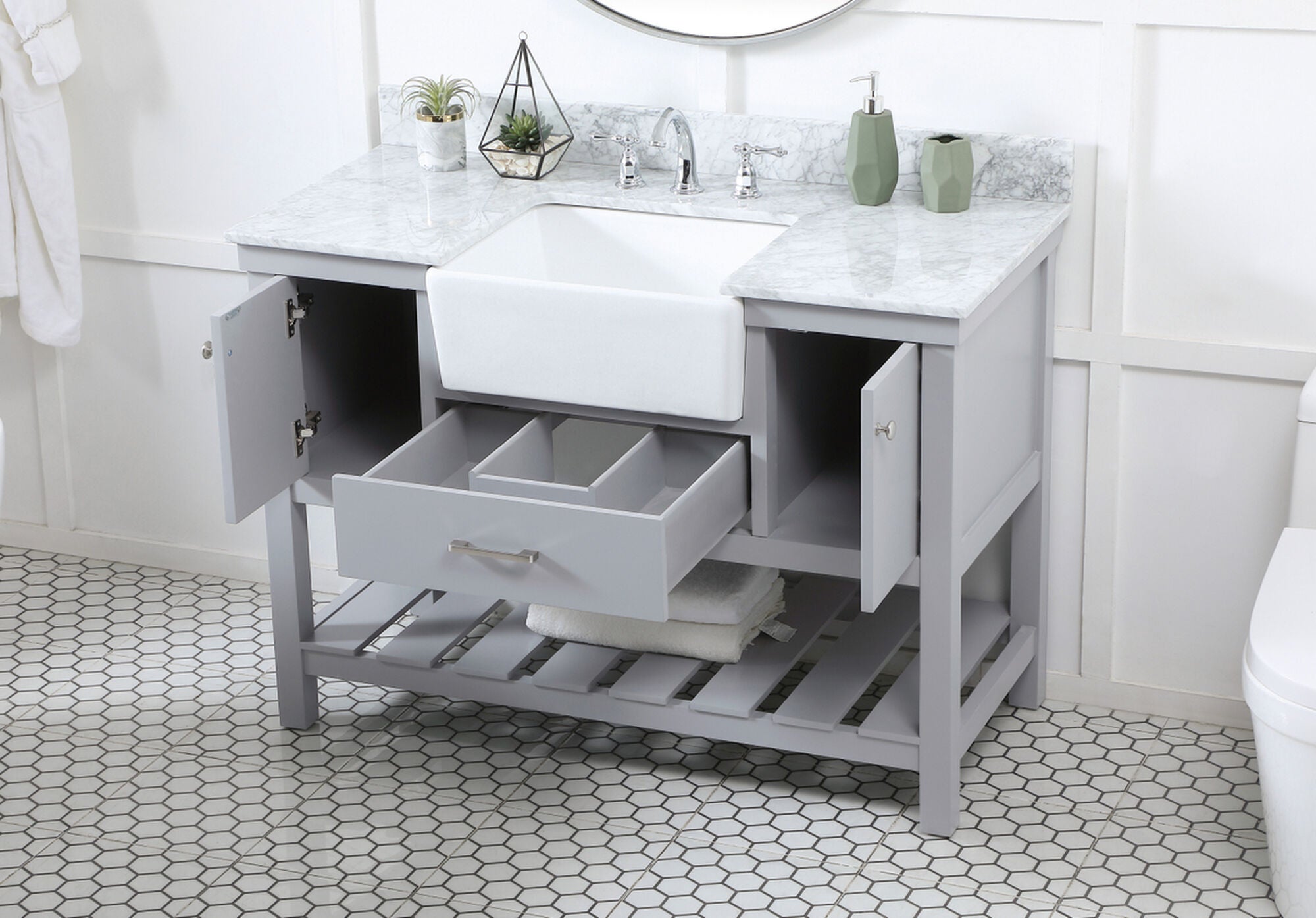 Clement 22 Inch Bath Vanity Cabinet,