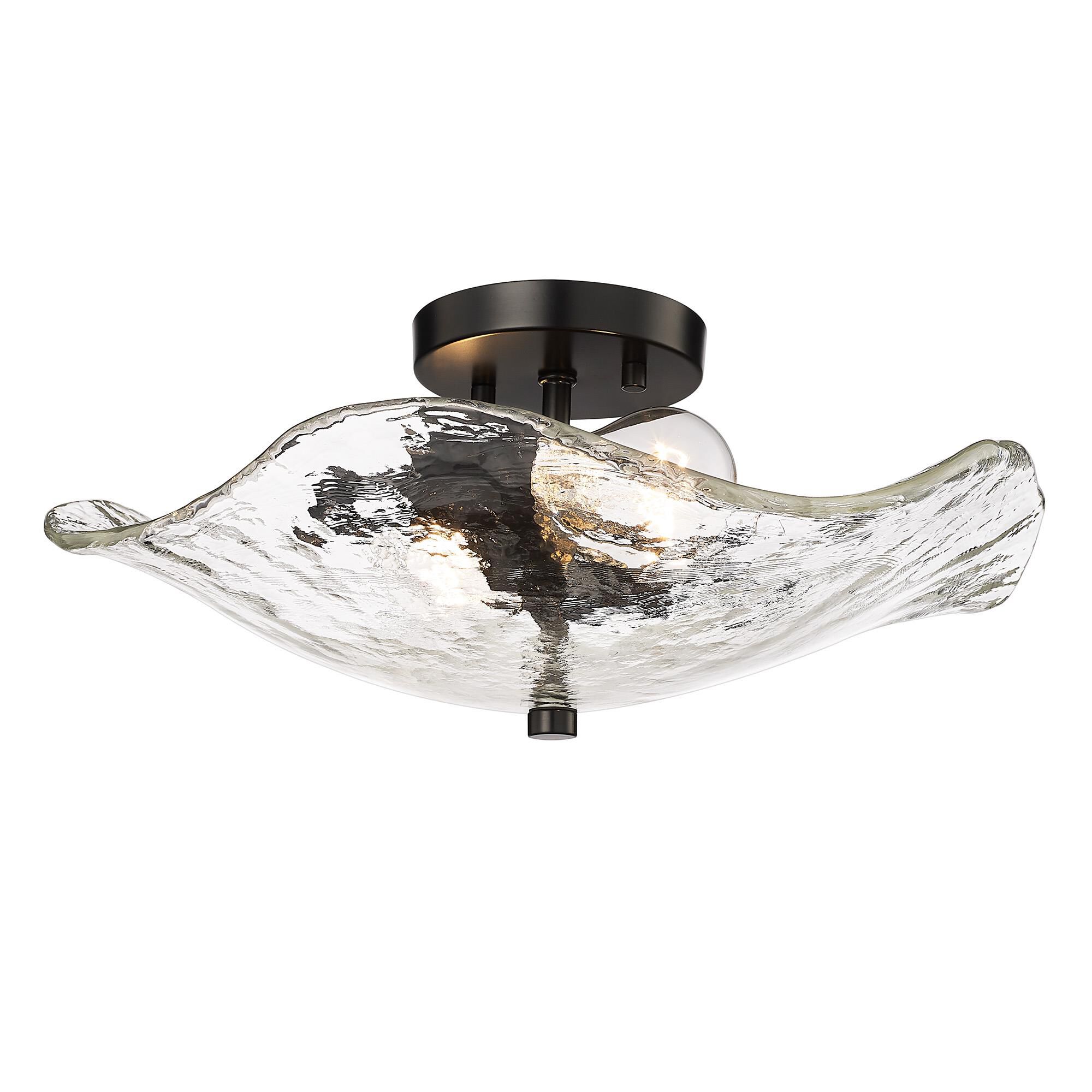 Samara 7 Inch Semi Flush Mount by Golden Lighting