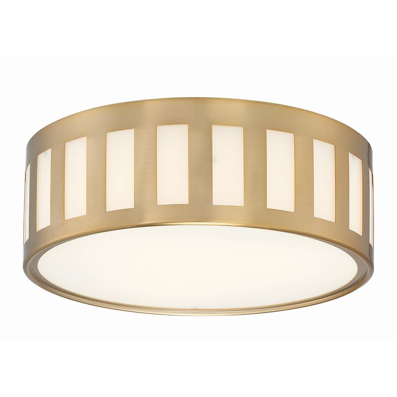 Kendal 14 Inch 3 Light Flush Mount by Crystorama