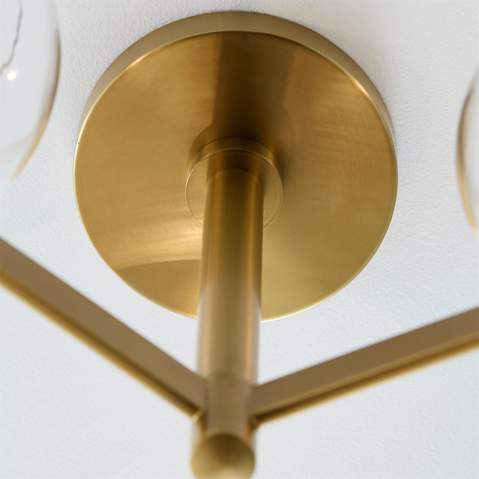 Kate Spade New York Londyn 20 Inch 6 Light Semi Flush Mount,