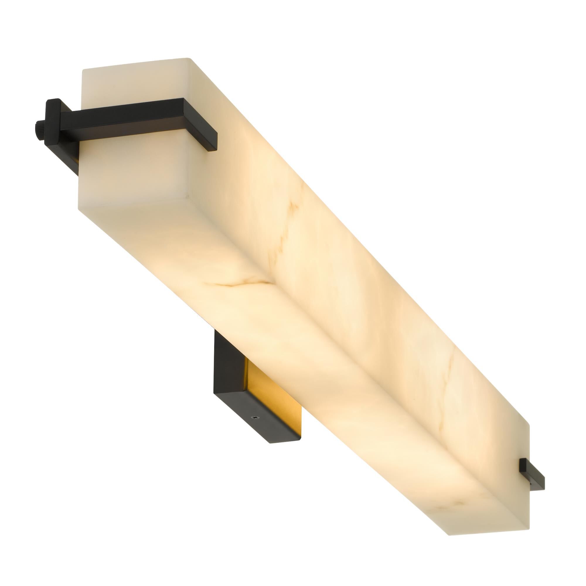 Shown in Matte Black finish and Alabaster Resin shade