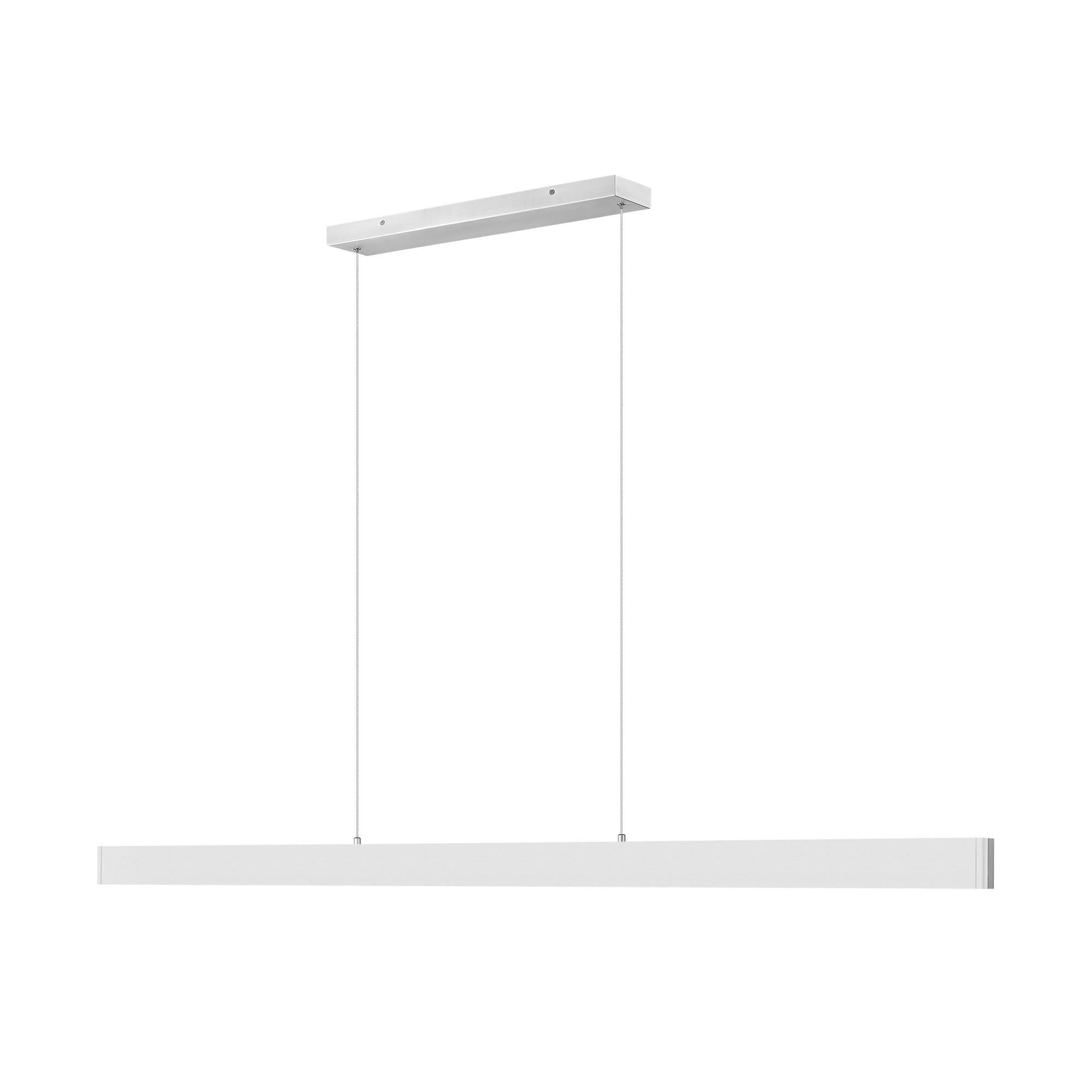 Shown in Brushed Nickel finish and Frosted glass