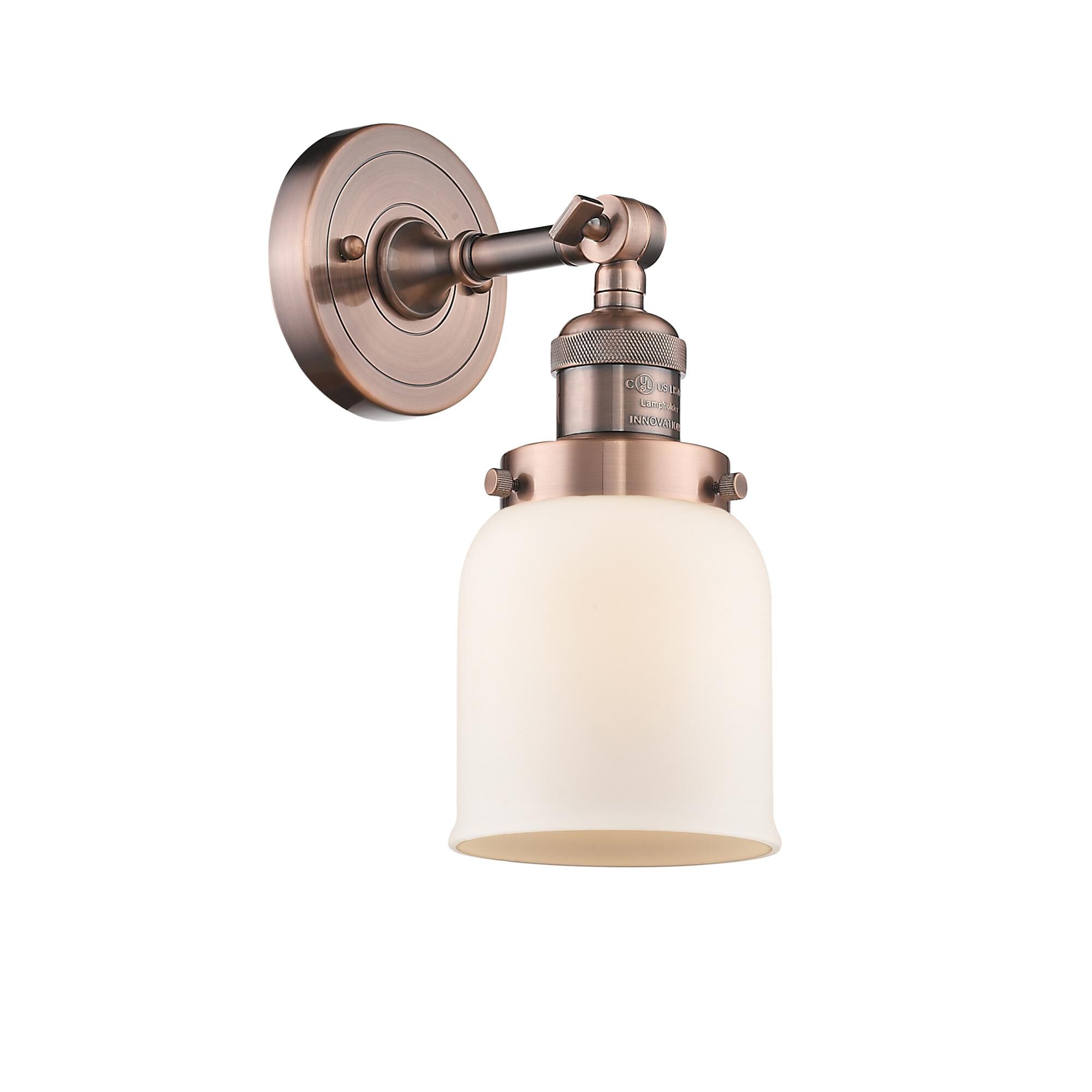 Bruno Marashlian Small Bell 5 Inch 1 Light Semi Flush Mount by Innovations Lighting