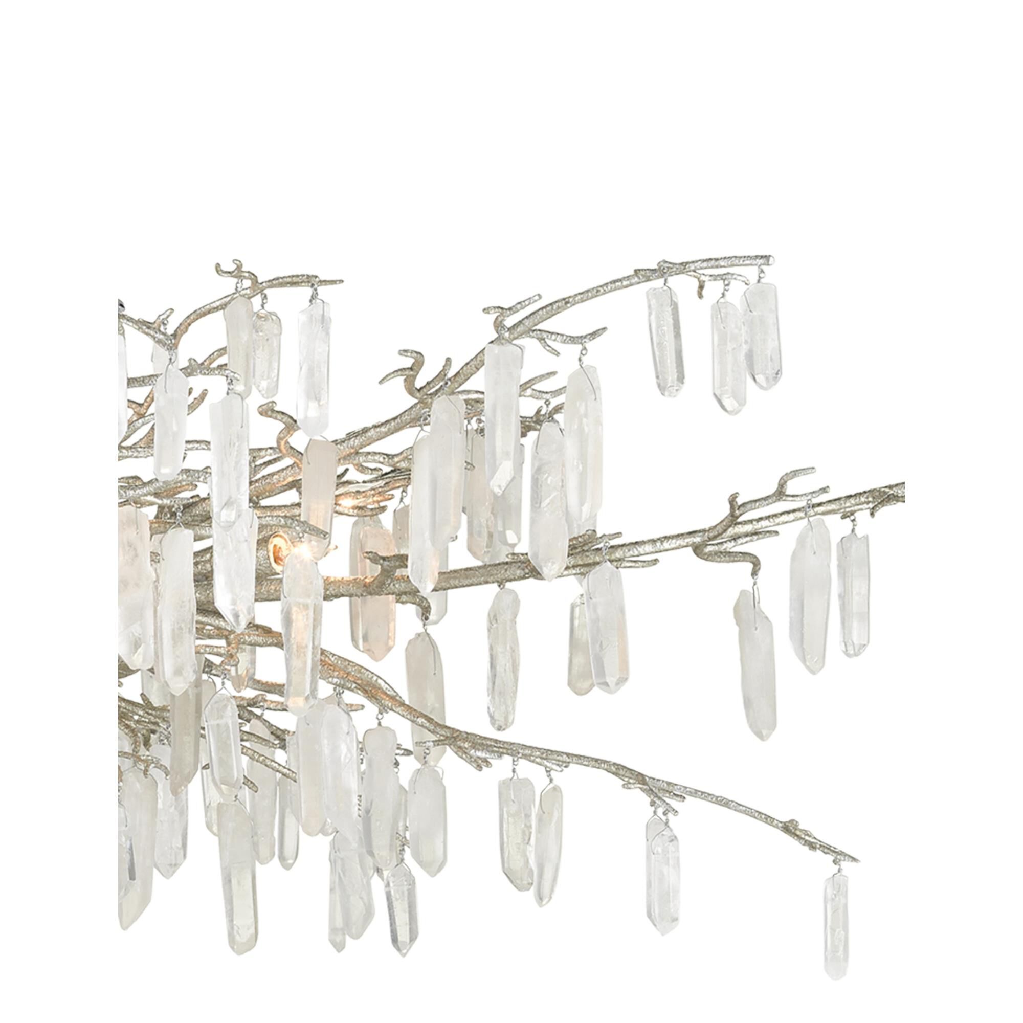 Aviva Stanoff Forest Dawn 8 Light Chandelier by Currey and Company