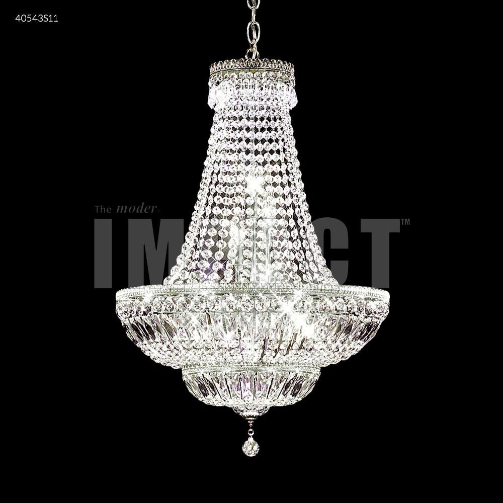 Shown in Silver finish and Spectra By Swarovski - Clear crystal 