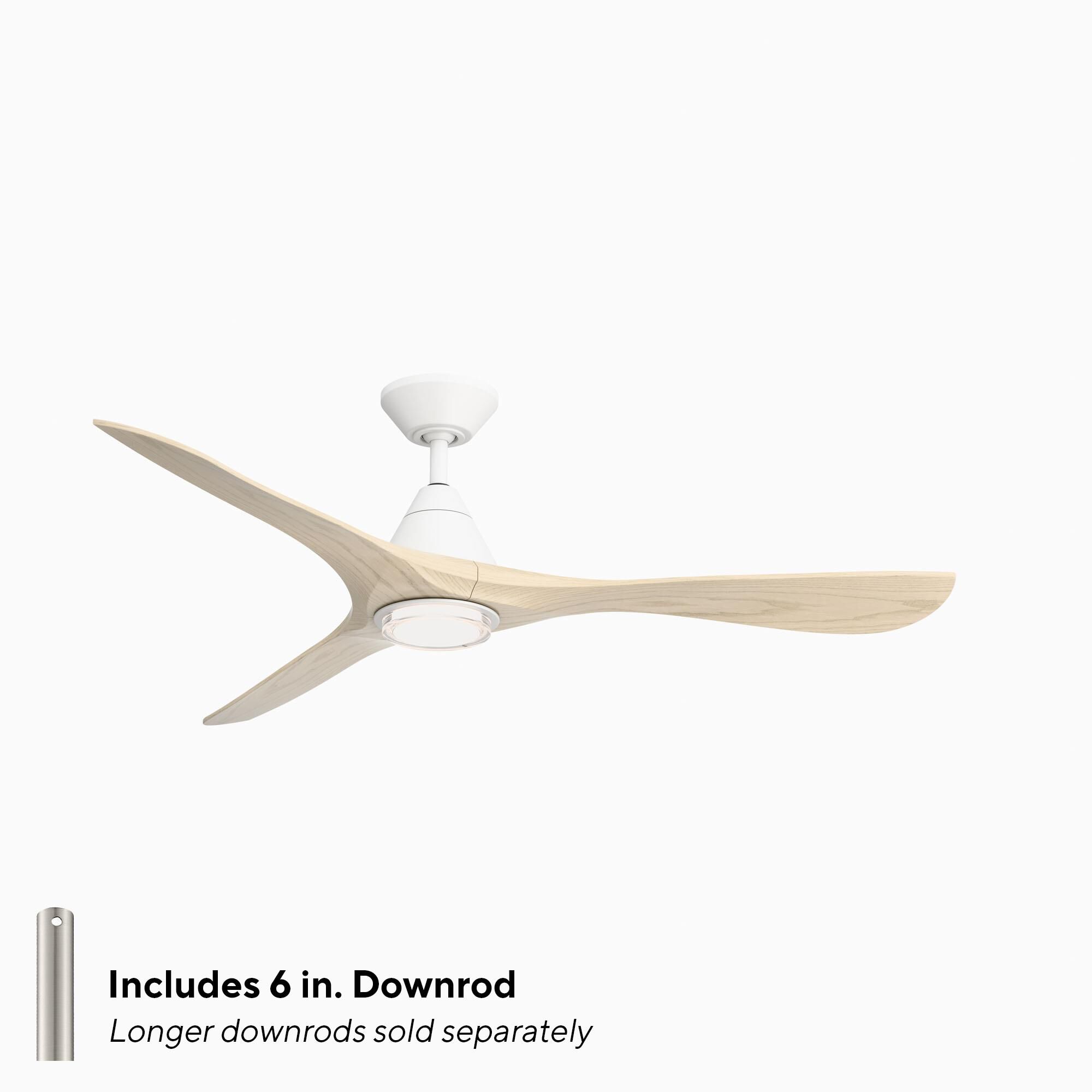 Shown in Matte White finish