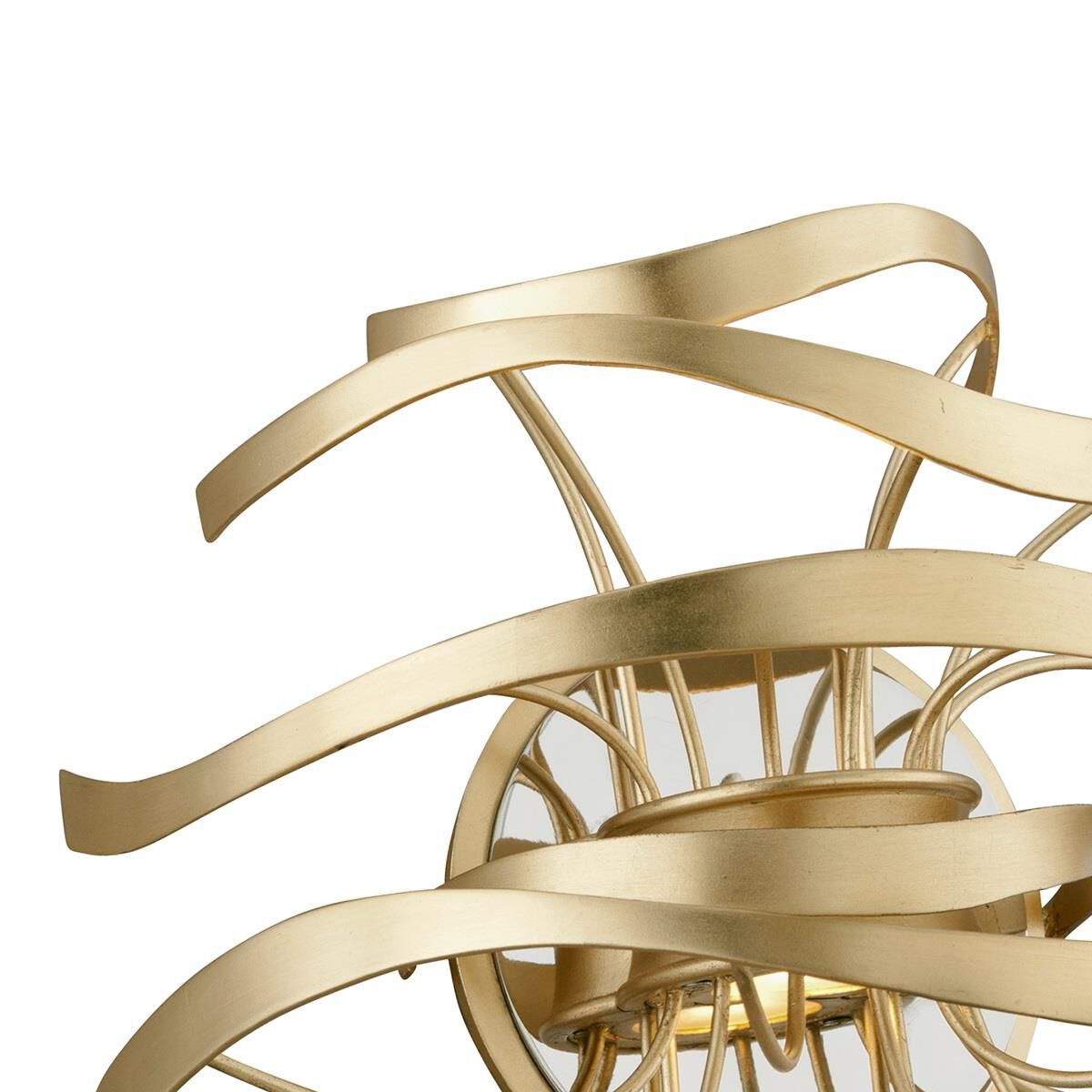 Shown in Gold Leaf With Polished Stainless Accents finish