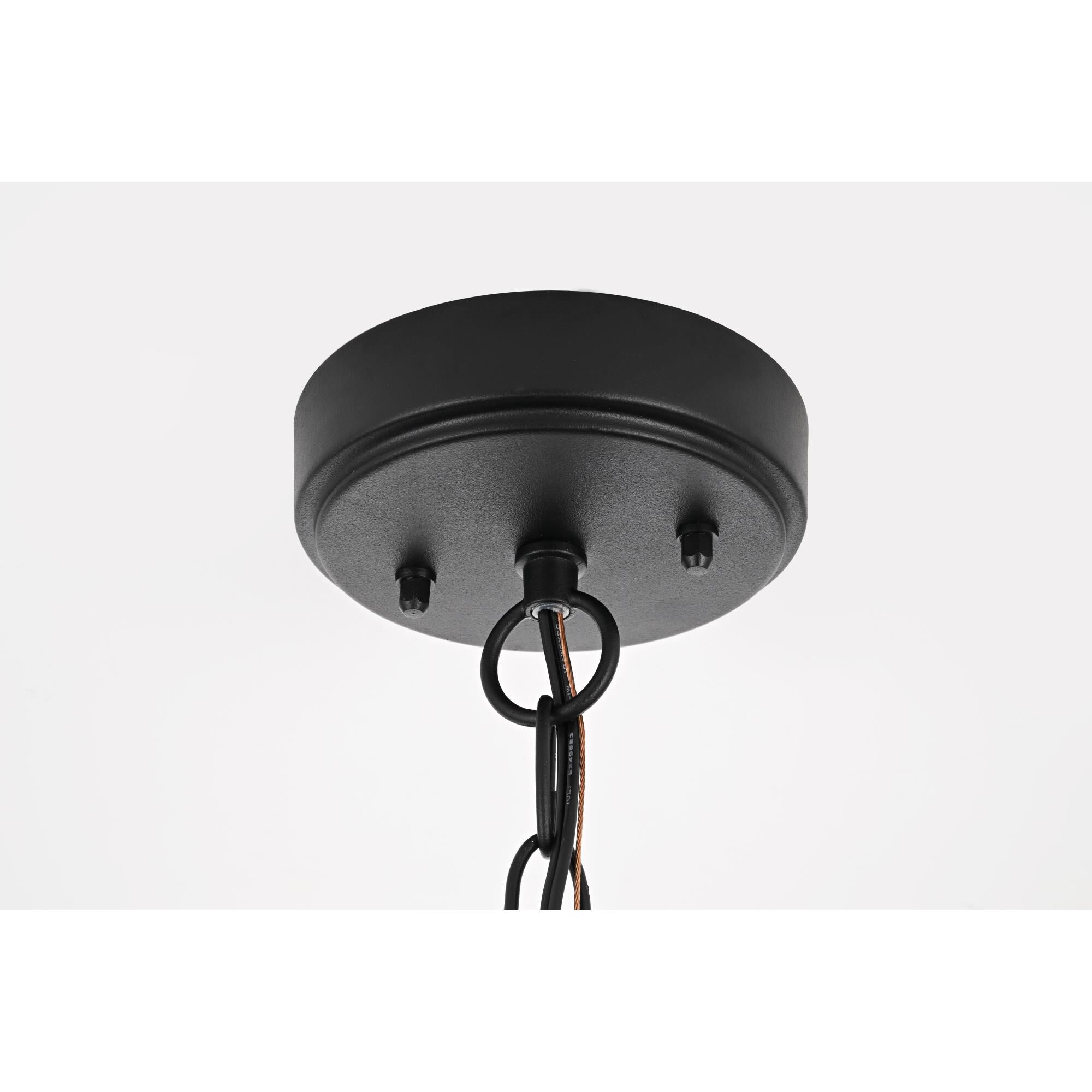 Shown in Black finish and Clear glass