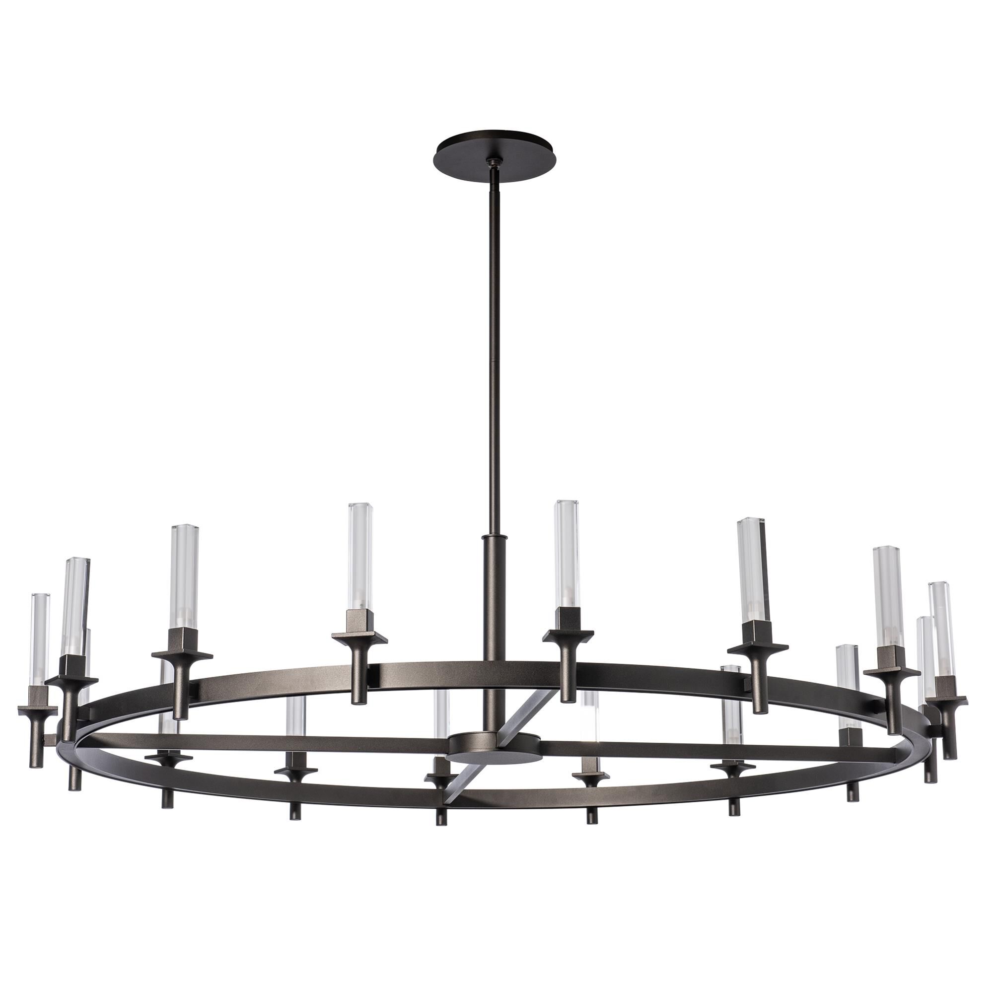 Shown in Oil Rubbed Bronze finish and Frosted shade