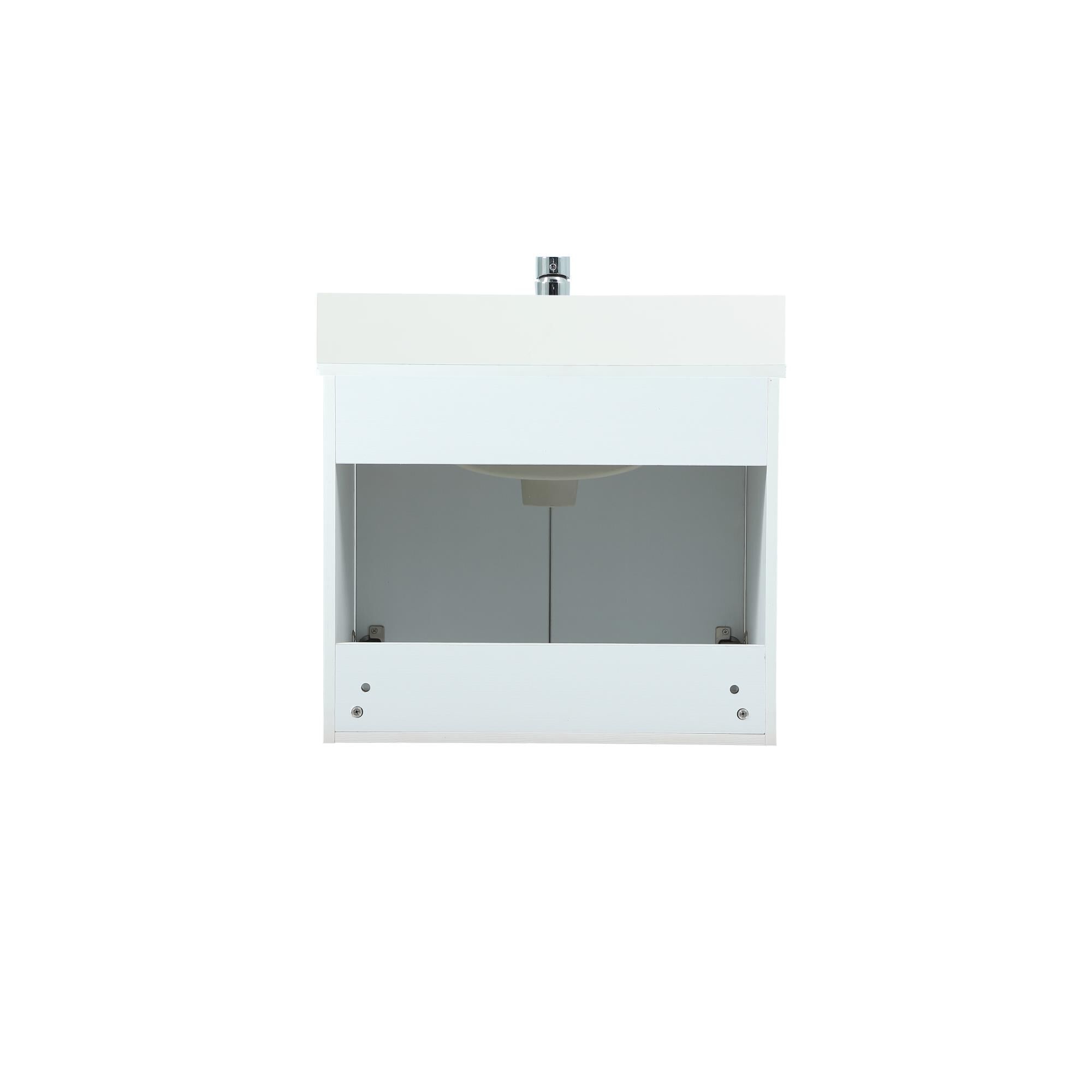 Shown in White finish