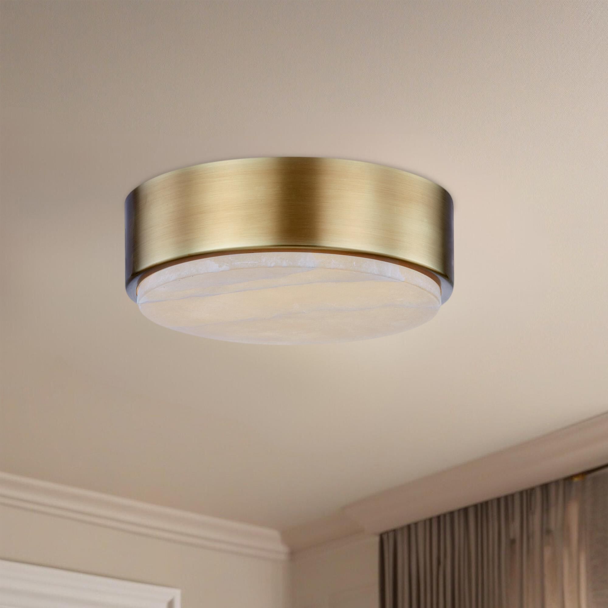 Alan Pepin Blanco 8 Inch Flush Mount by Alora Lighting