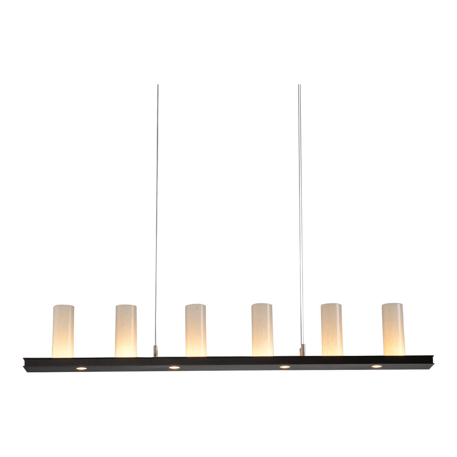 Shown in Matte Black finish and Light Cylinder glass