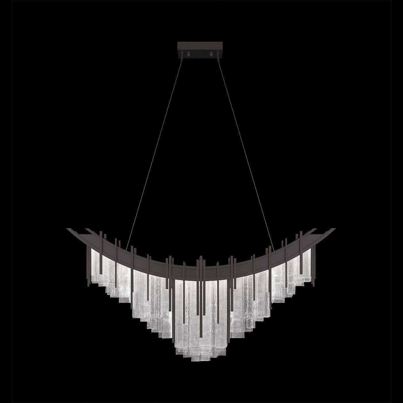 Arpeggio 45 Inch Linear Suspension Light by Fine Art Handcrafted Lighting